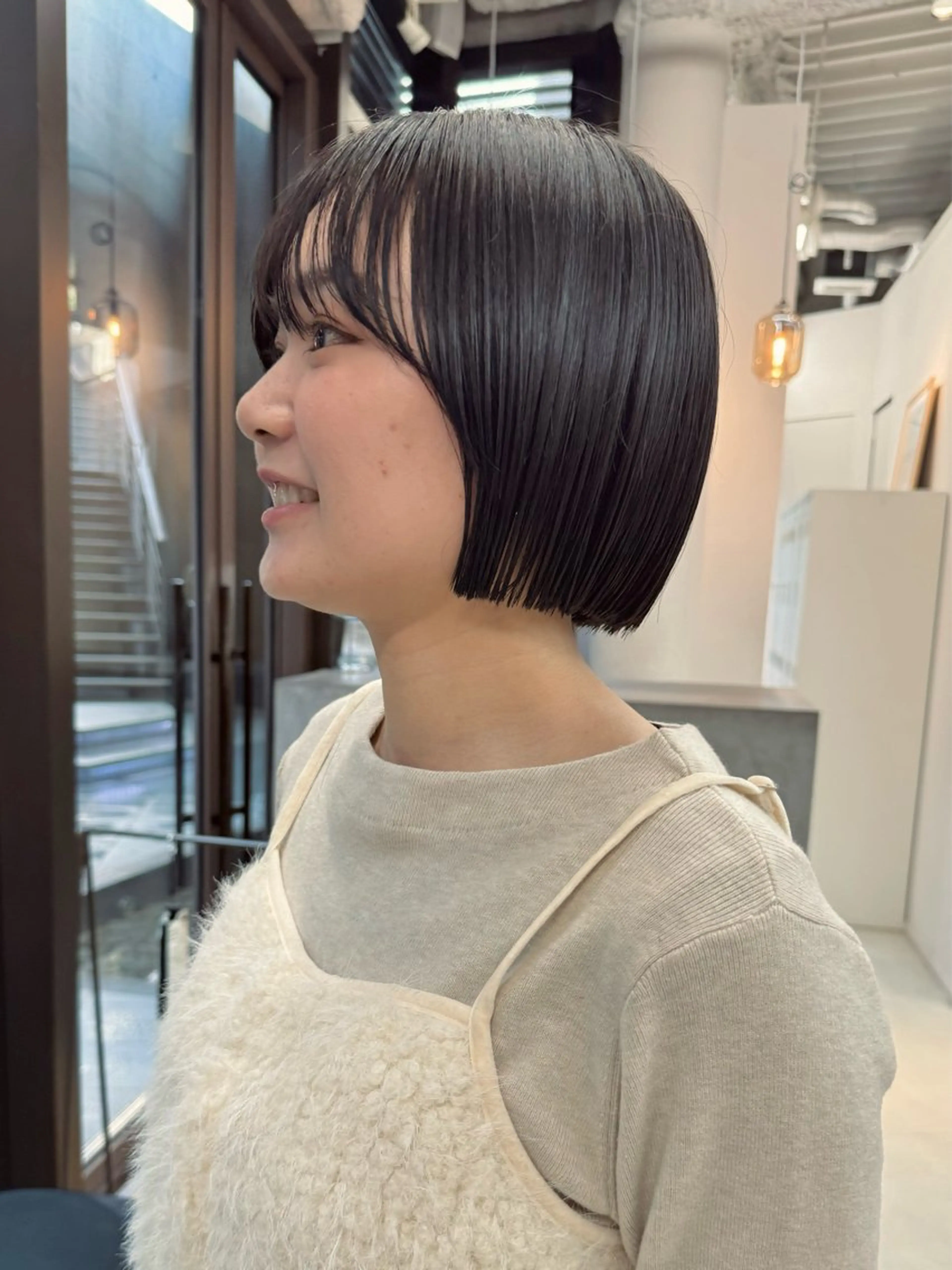 ショート ボブ カット トリートメント ボブ/ショート /パーマ/shinのヘアスタイル