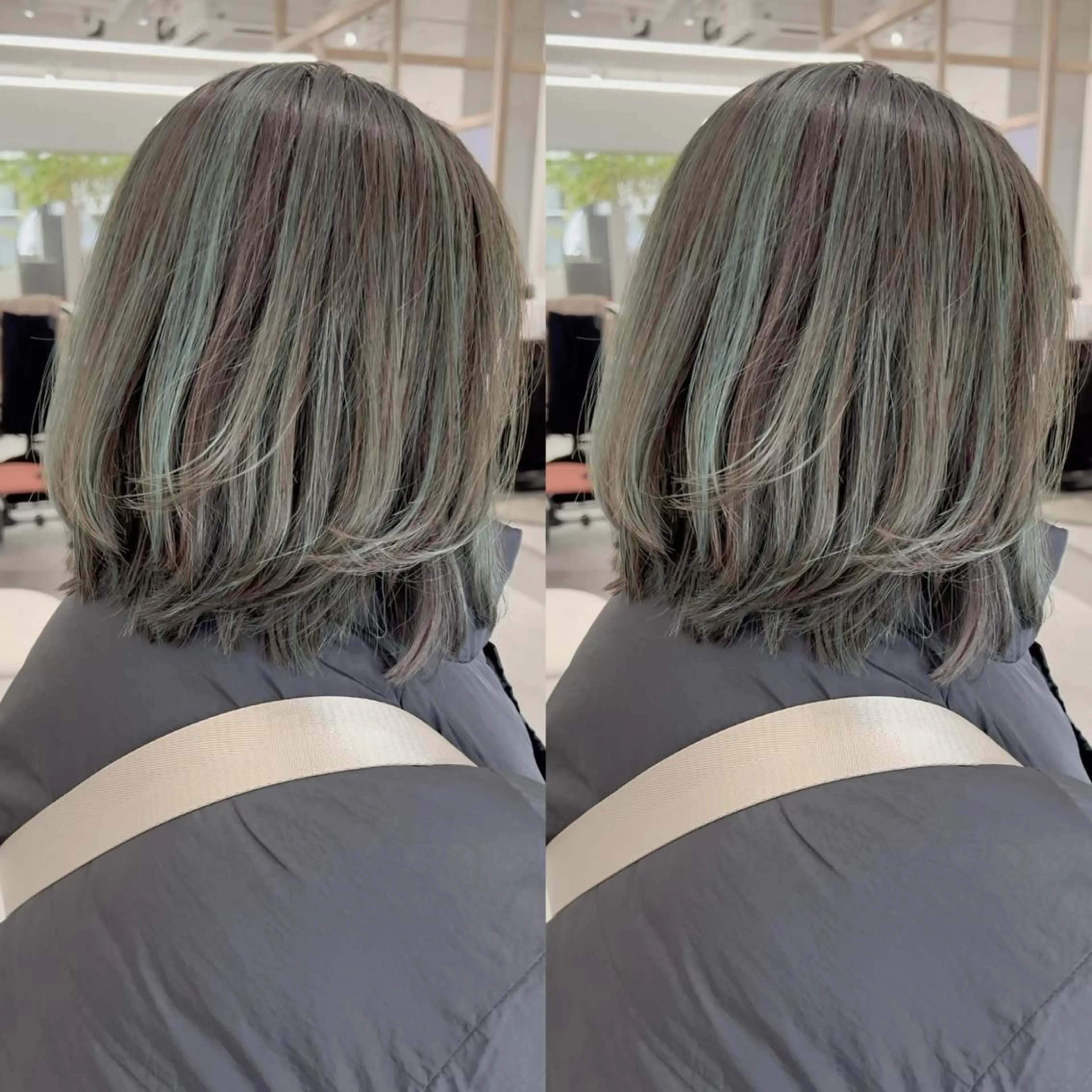 ミディアム sara中谷 哲のヘアスタイル