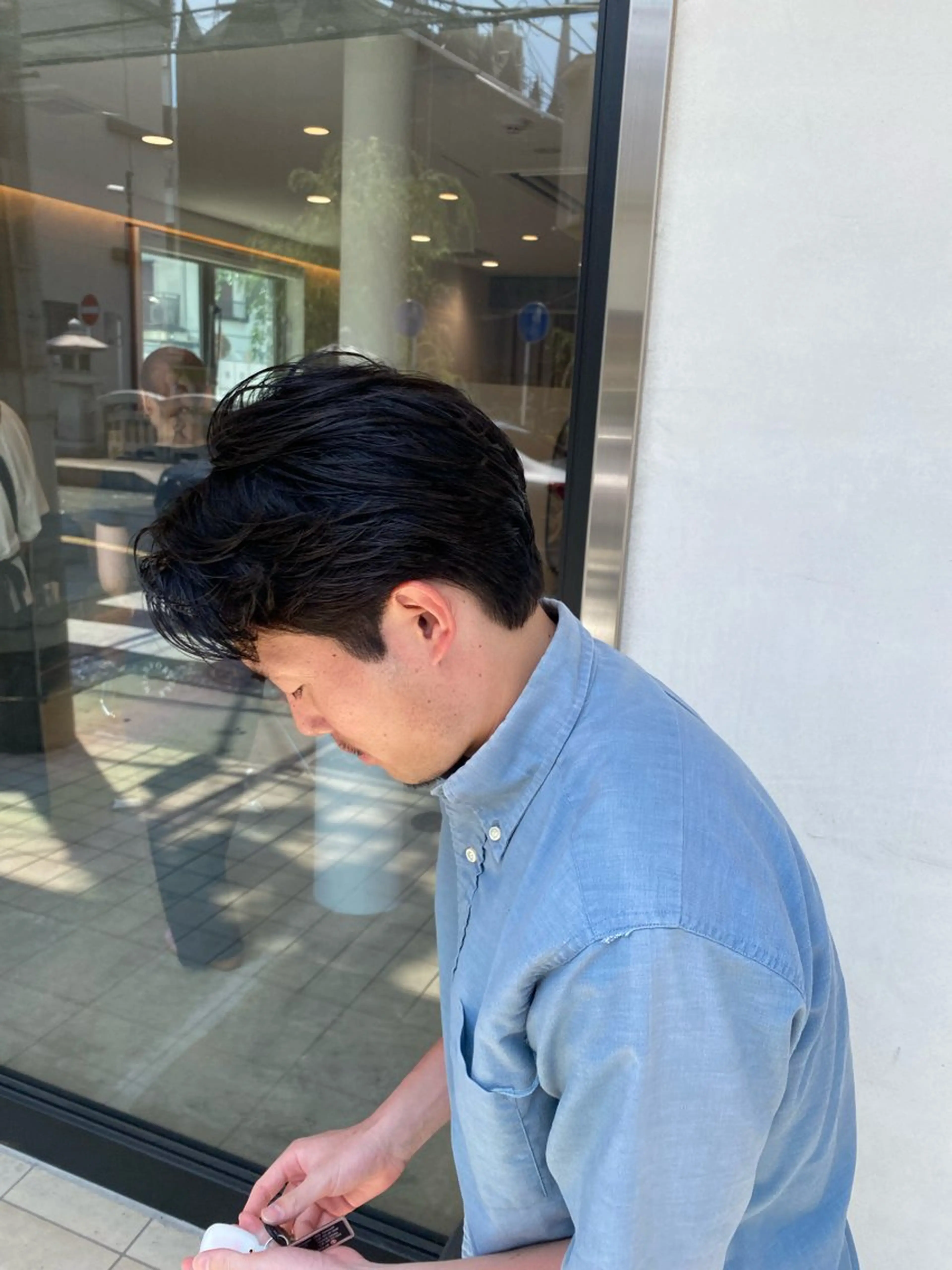 ショート メンズ メンズパーマ 陶山 直樹のヘアスタイル