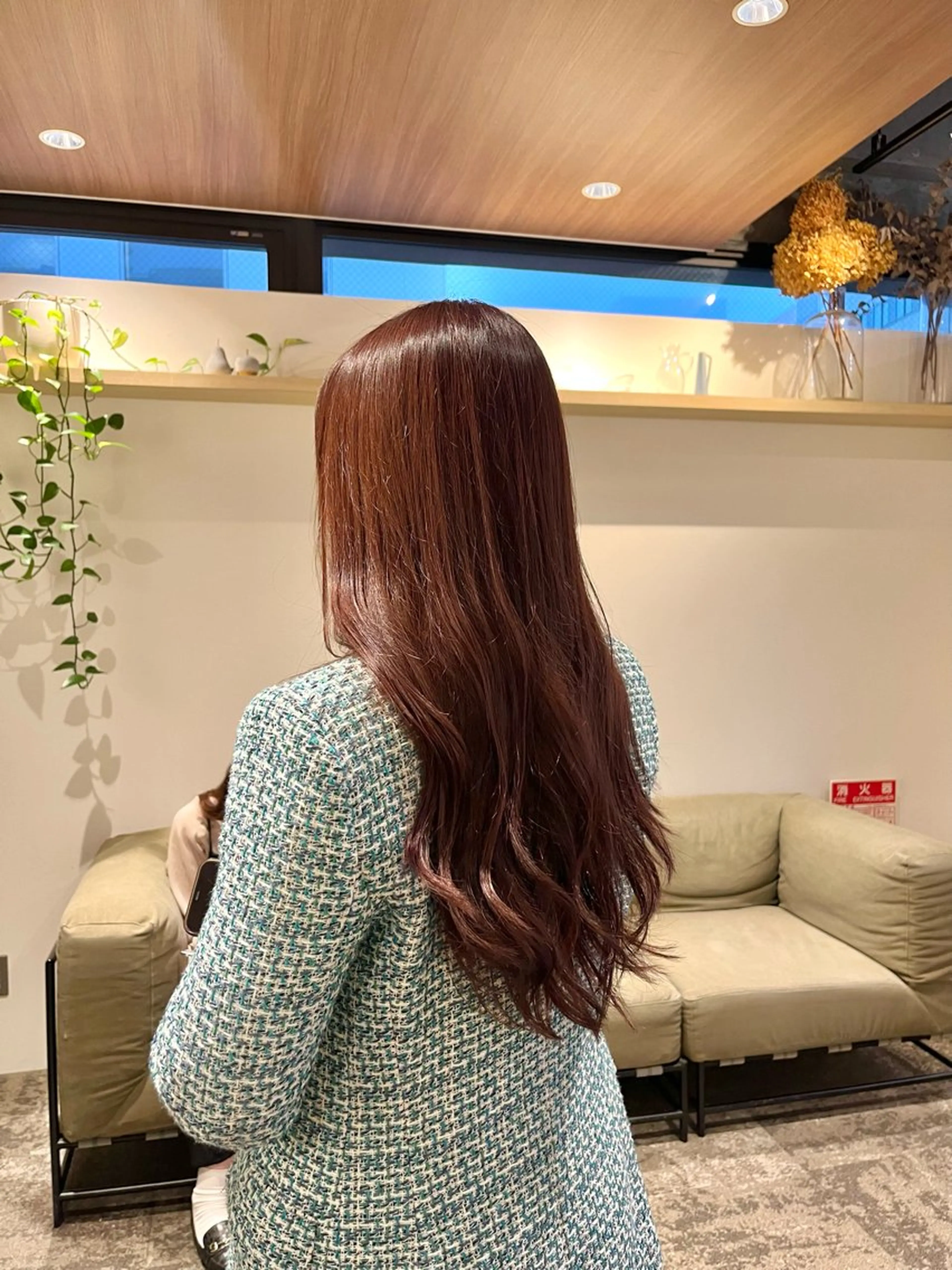 セミロング カラー 髪質改善/ウルフ ダブルカラー/ショウのヘアスタイル