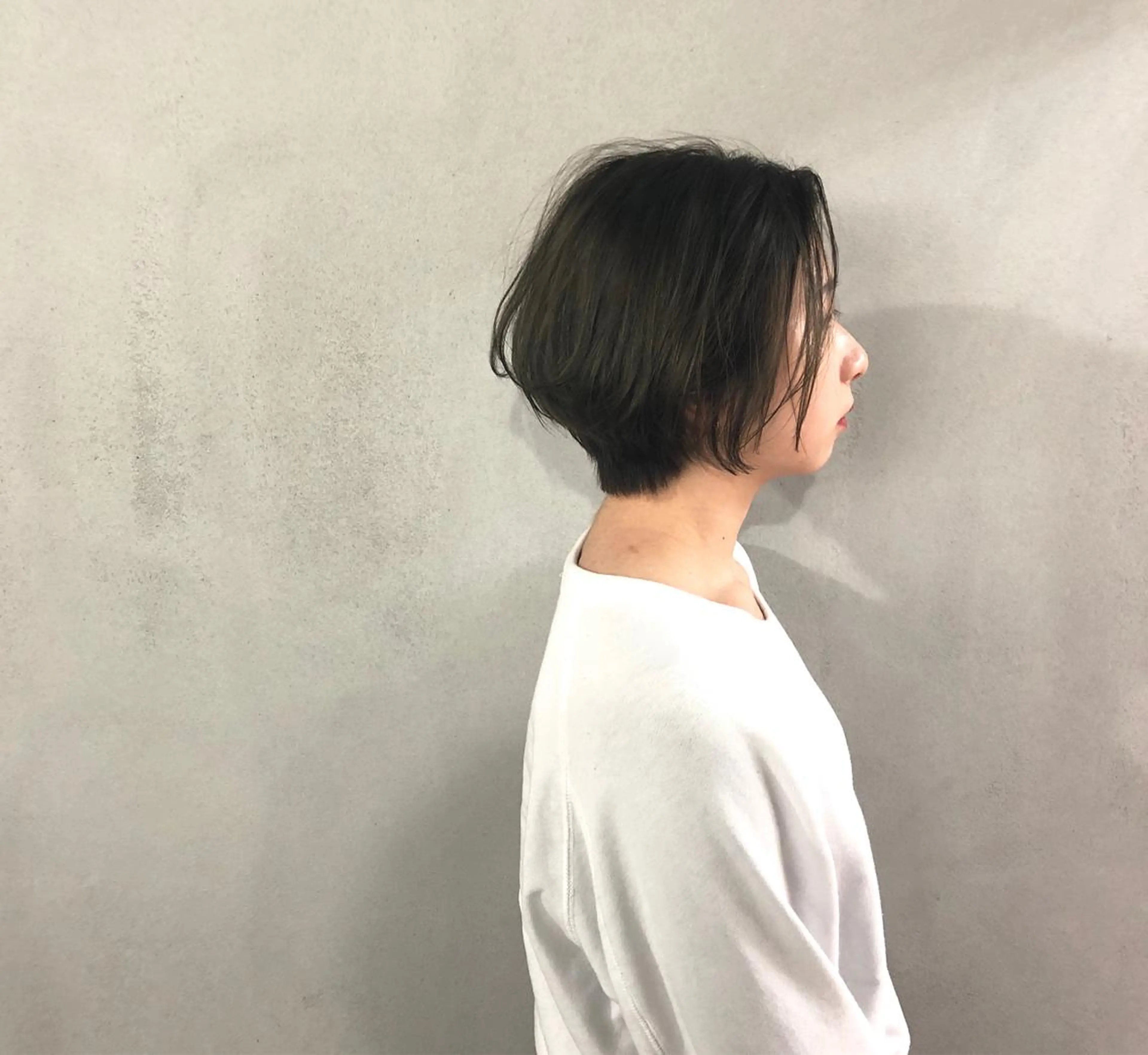 ショート カラー くびれヘア ショートヘア カット ヘアカラー ショート/ボブ/ 白髪染め/メンズ葛西のヘアスタイル