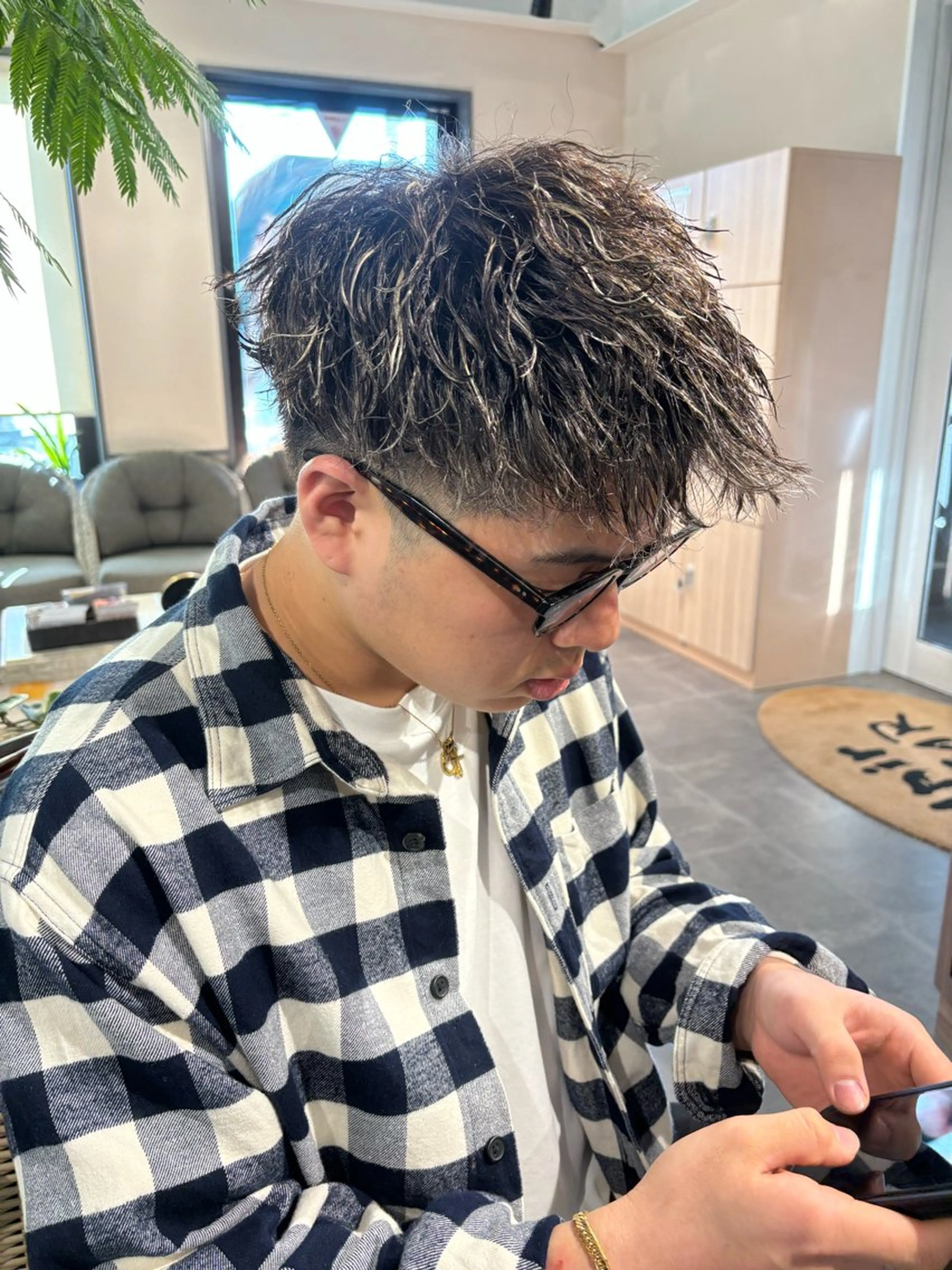 【人気No.3】デザインカット+デザインパーマ+PPTトリートメント✩.*˚の写真