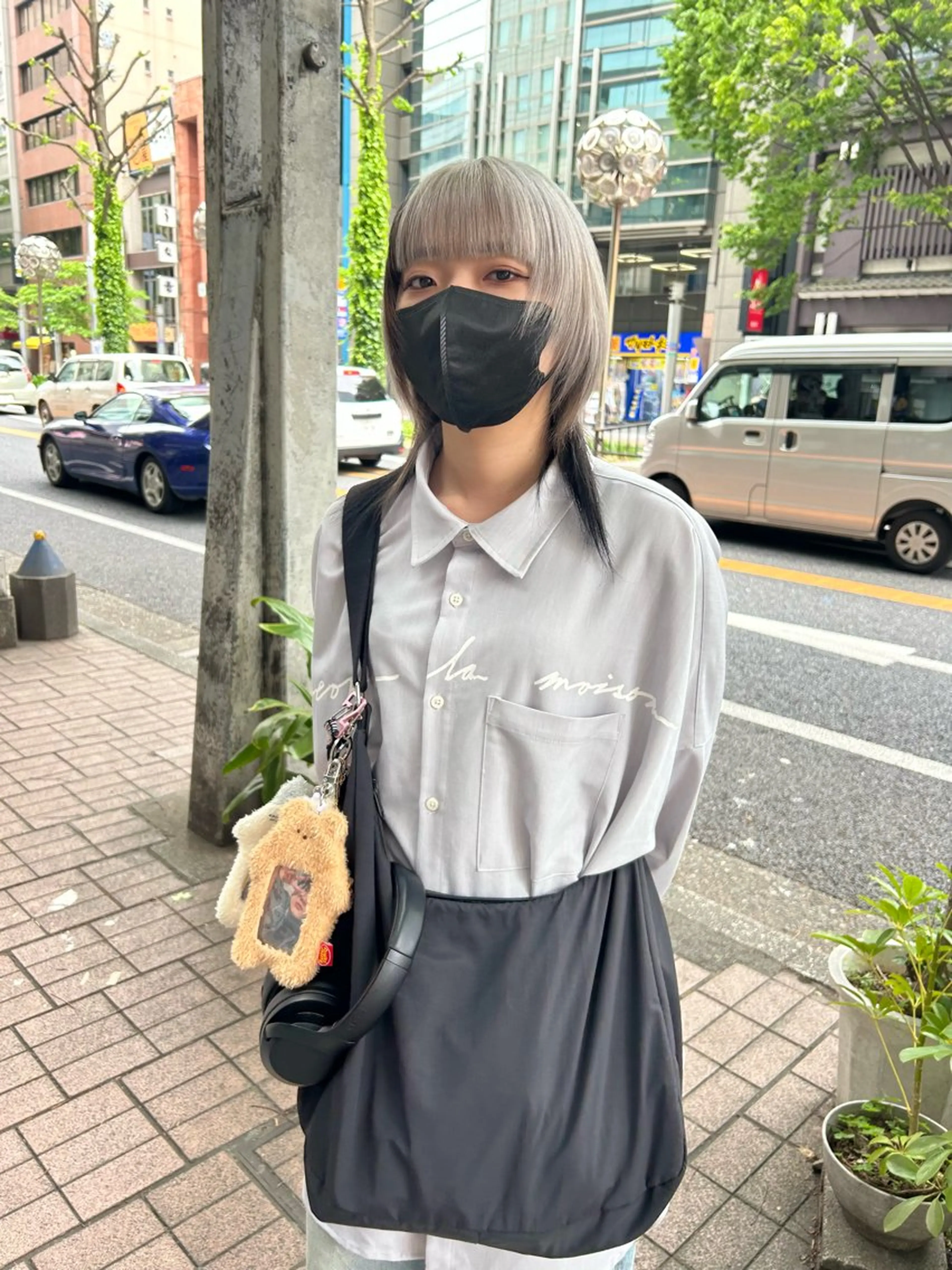 ミディアム カラー ヘアカラー トリートメント りん🌷︎名古屋 ブリーチカラーのヘアスタイル