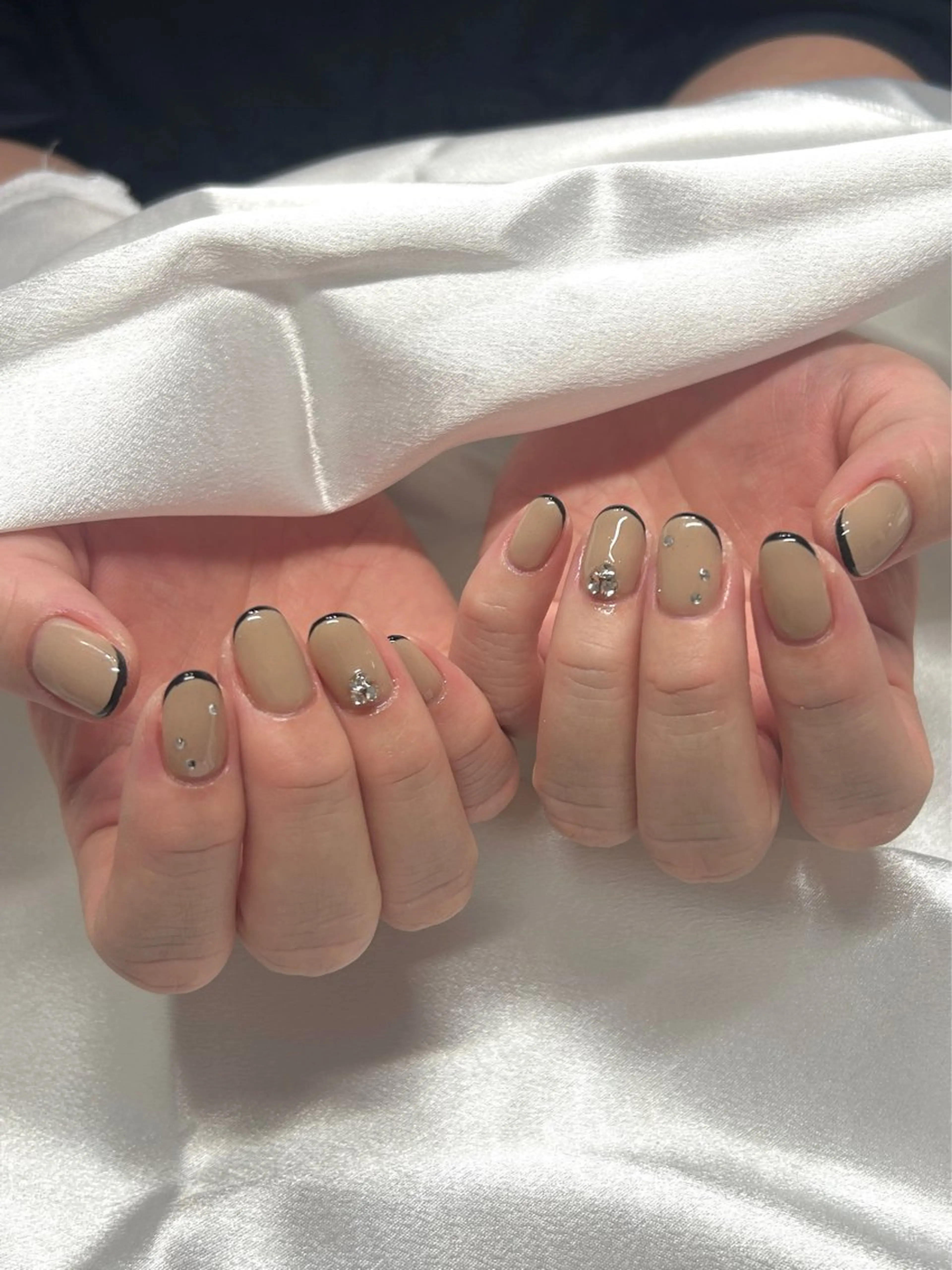 ネイル オフィスネイル シンプルネイル nail salon coco no ne所属・coco no ne KANNAのネイルデザイン