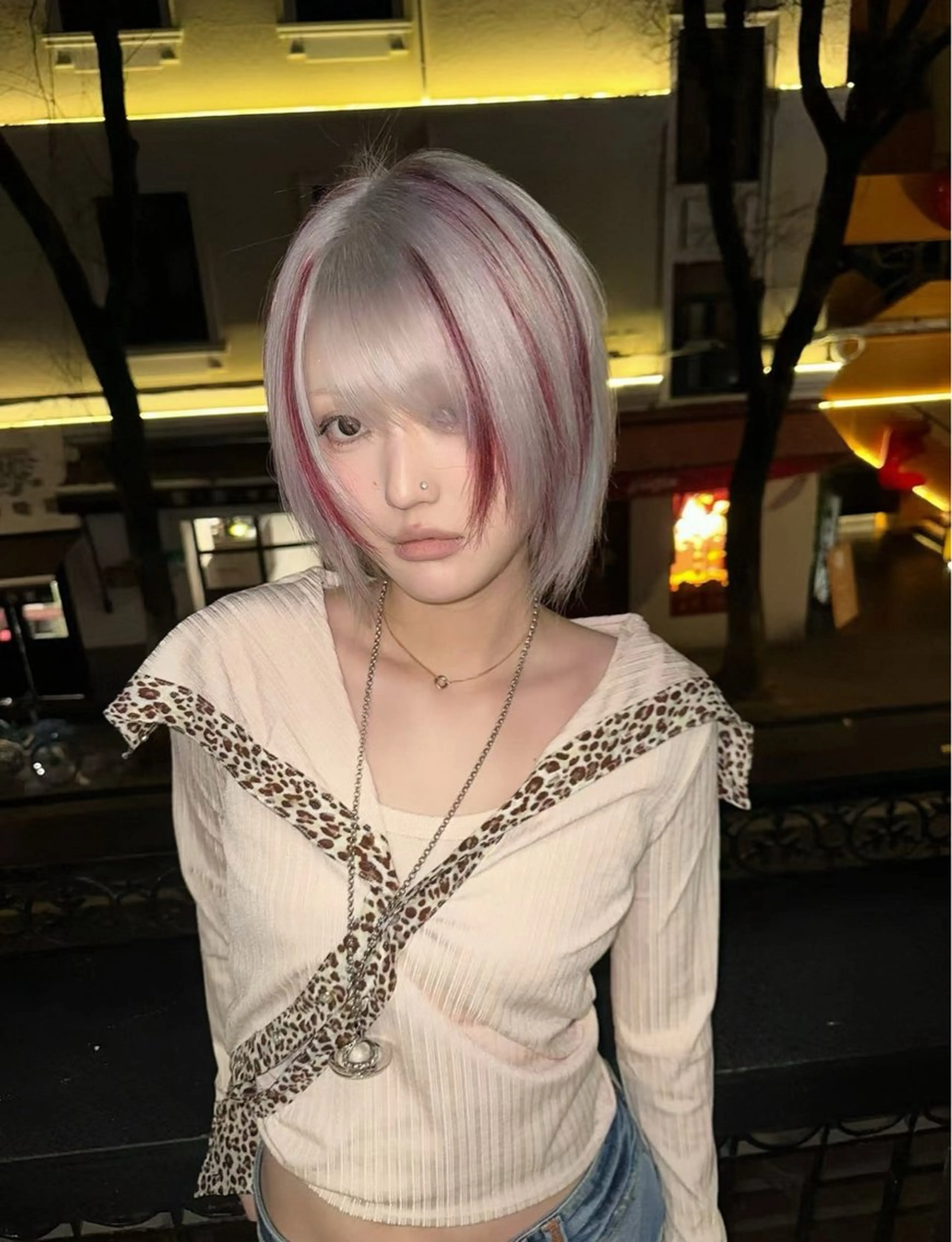 ショート カラー カット ヘアカラー トリートメント デザインカラー⭐︎★ 🐆hyo🐆のヘアスタイル