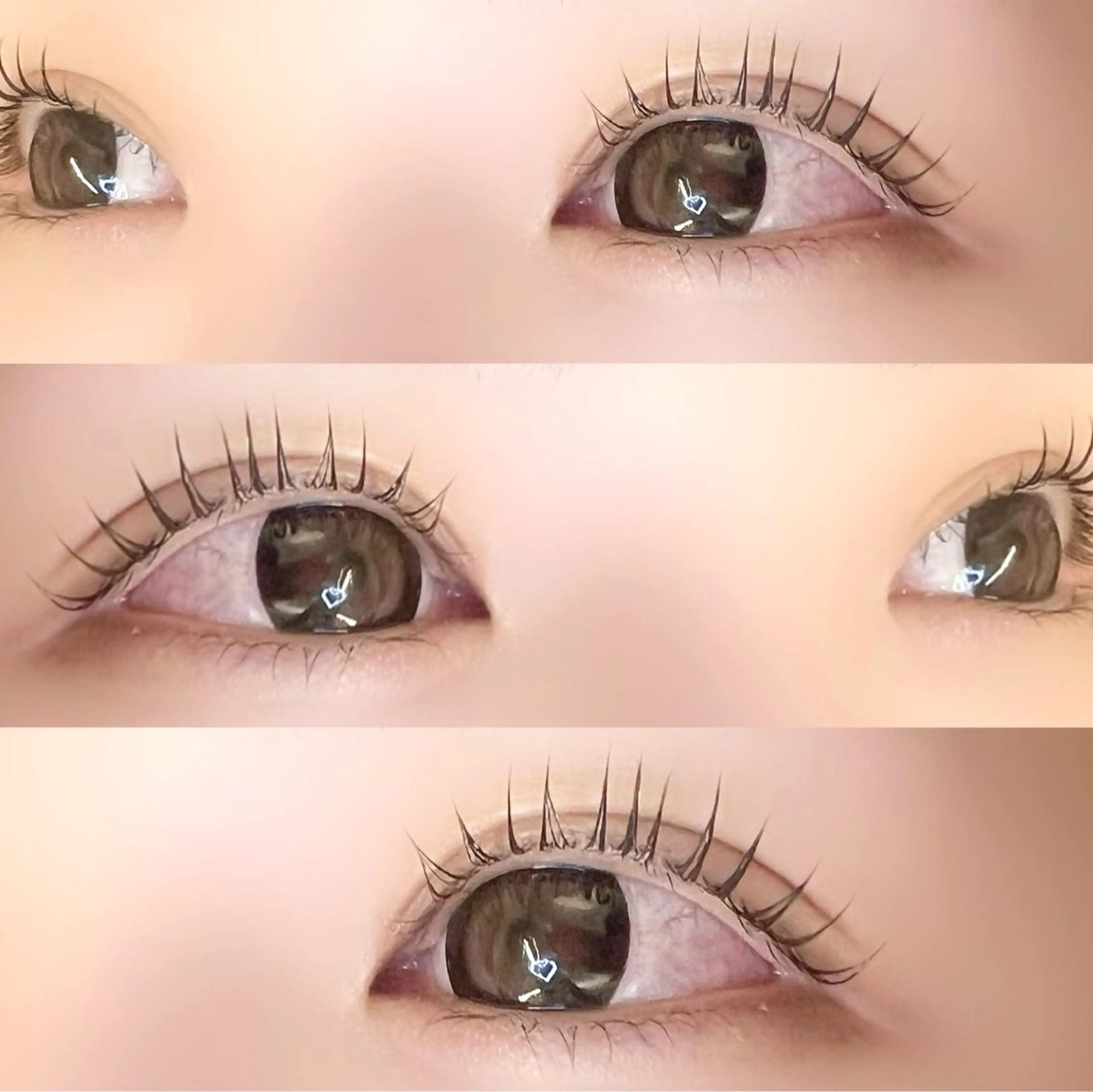 マツエク・マツパ 束感まつ毛 韓国風マツエク パリジェンヌラッシュリフト マツパ emiri🍒 @illu6_6nのマツエク・マツパデザイン