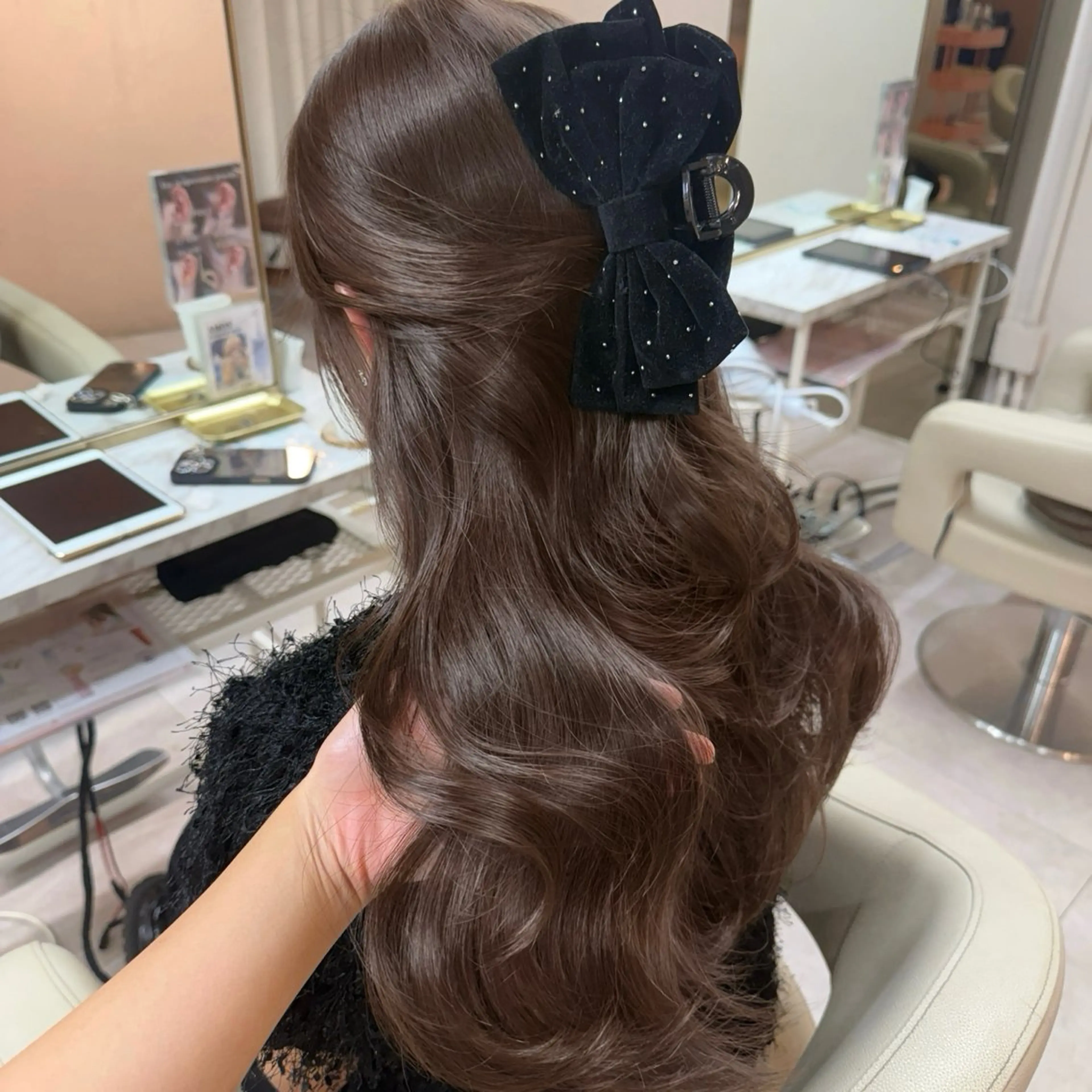 ロング カット ヘアカラー トリートメント ♡韓国/レイヤー カット/Ayana♡のヘアスタイル