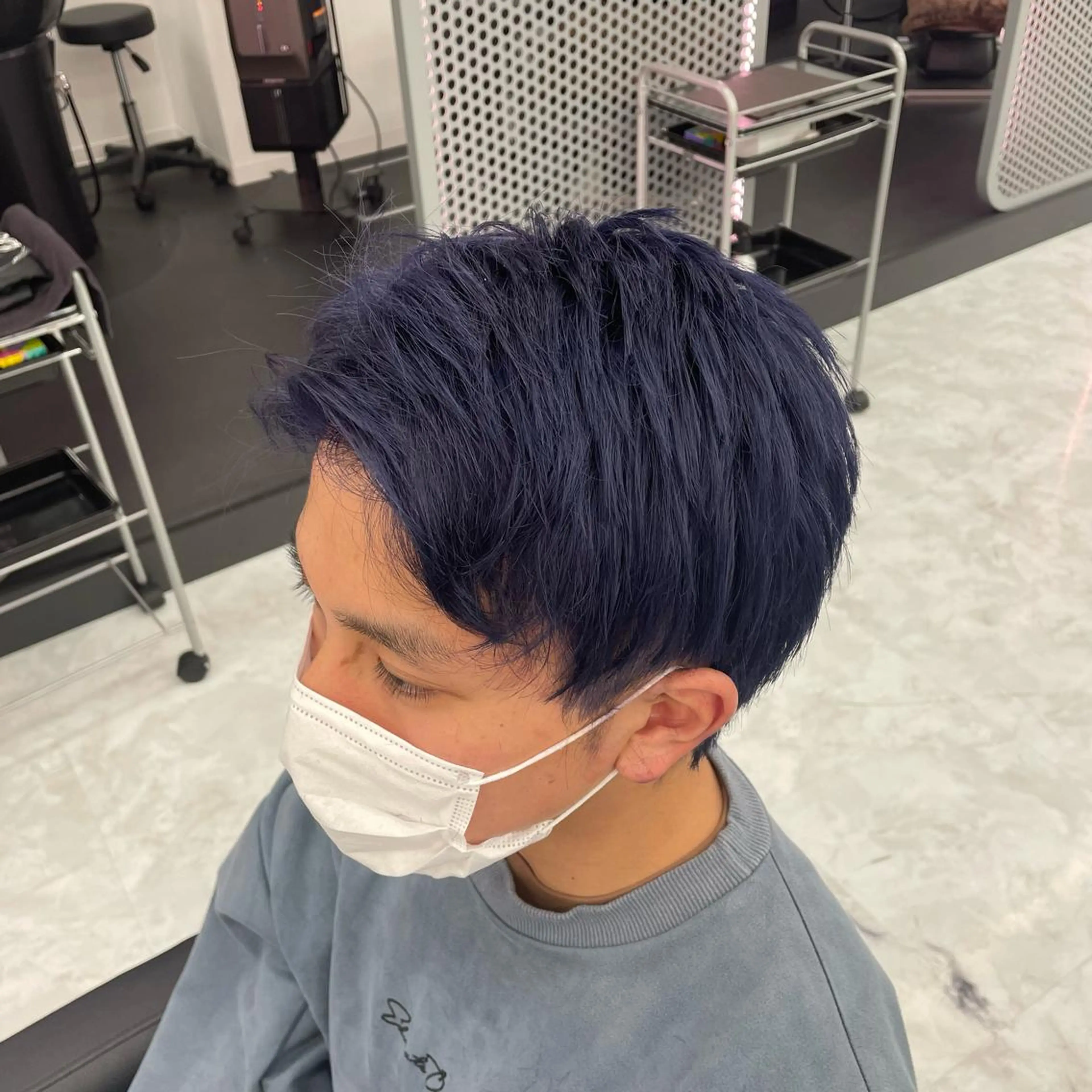 カラー メンズ men's特化 値段以上の仕上がりにのヘアスタイル