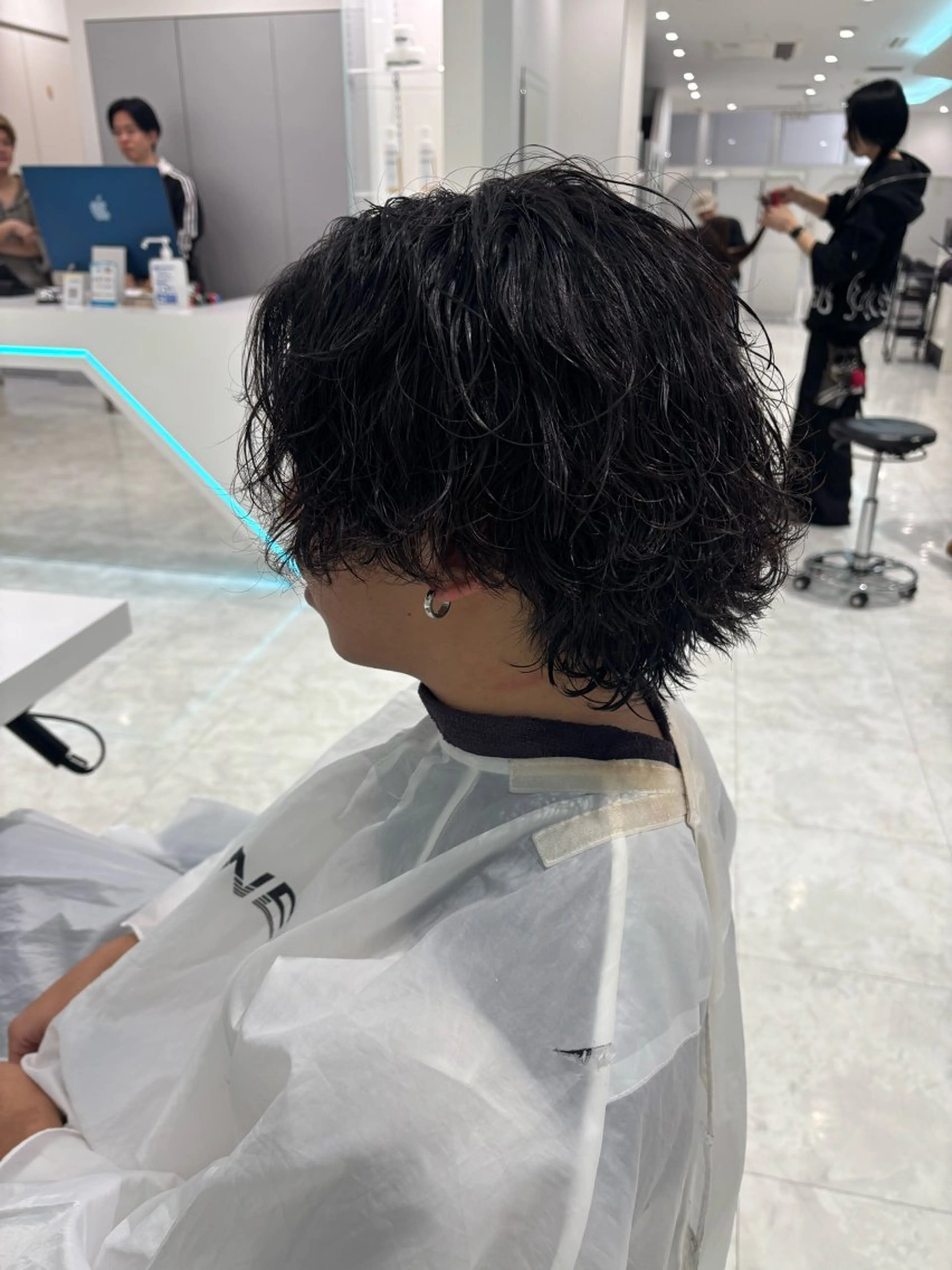 メンズ カット パーマ 銀座/ショート/ メンズ/HINOKIのヘアスタイル