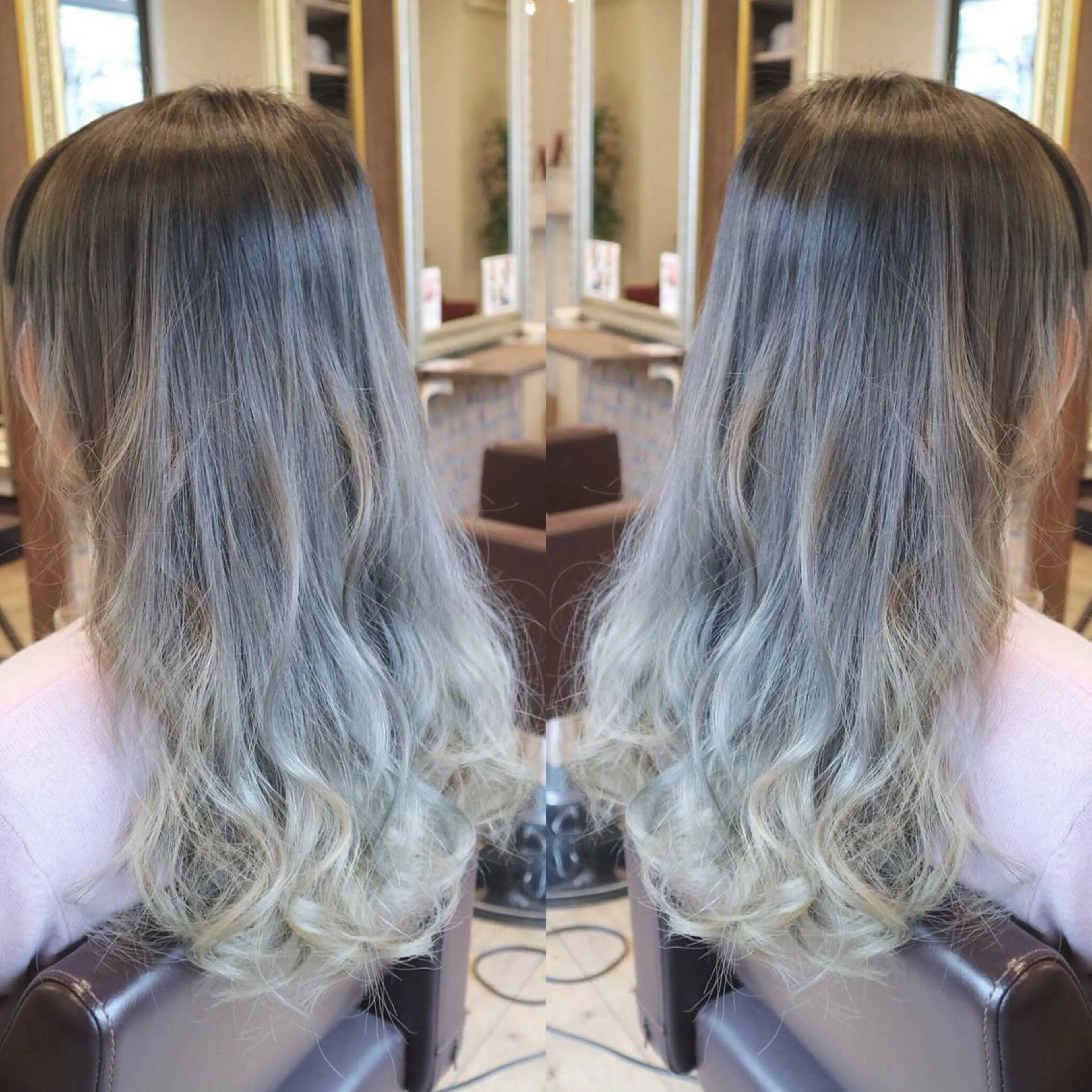 セミロング カラー グレージュ カット ヘアカラー トリートメント JILBLAN京都 ショート/ハイライトのヘアスタイル