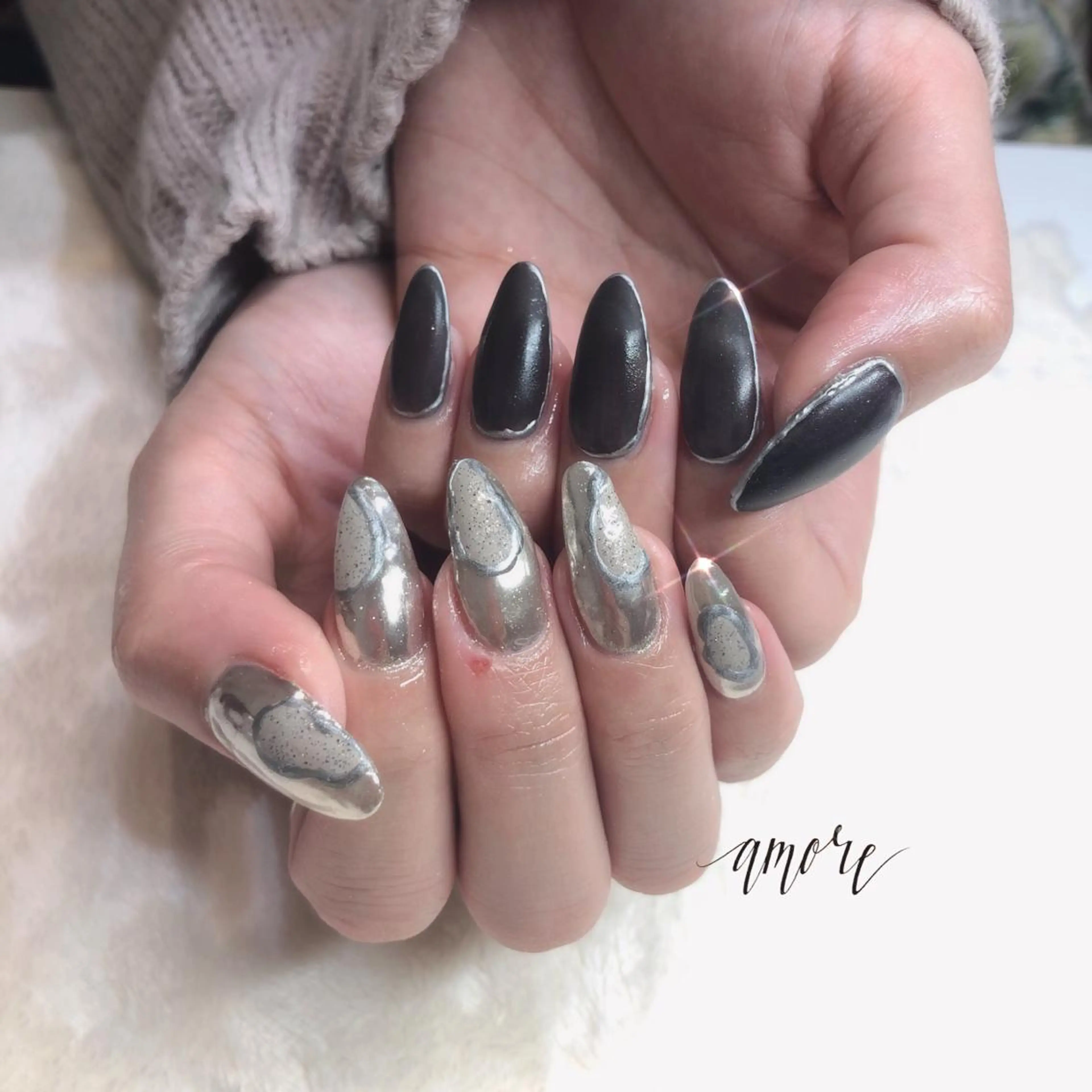 ネイル アートネイル ジェルネイル マットネイル ミラーネイル ニュアンスネイル You kyehwaのネイルデザイン