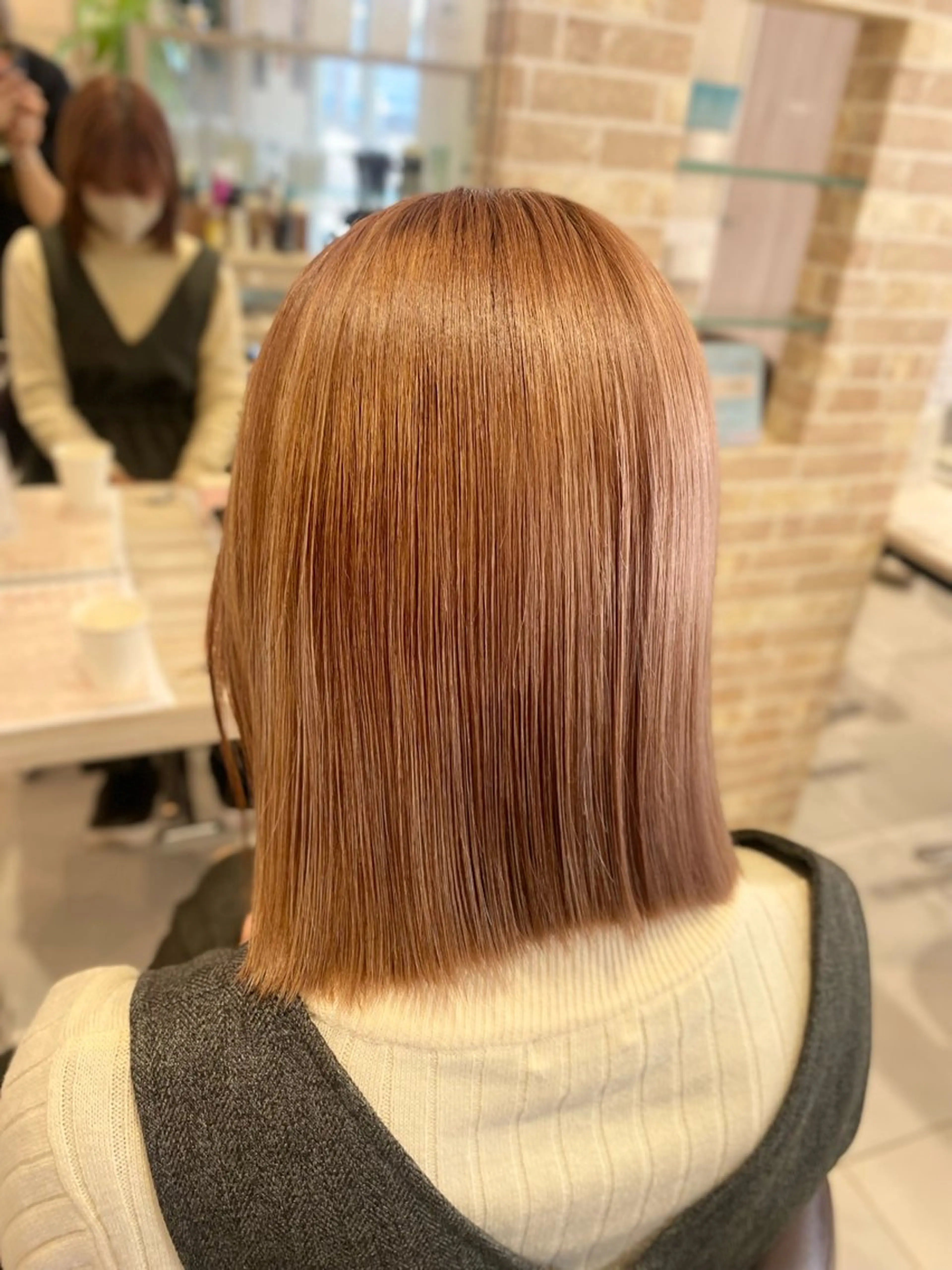 ミディアム カラー GRANDEUR やまだかなのヘアスタイル