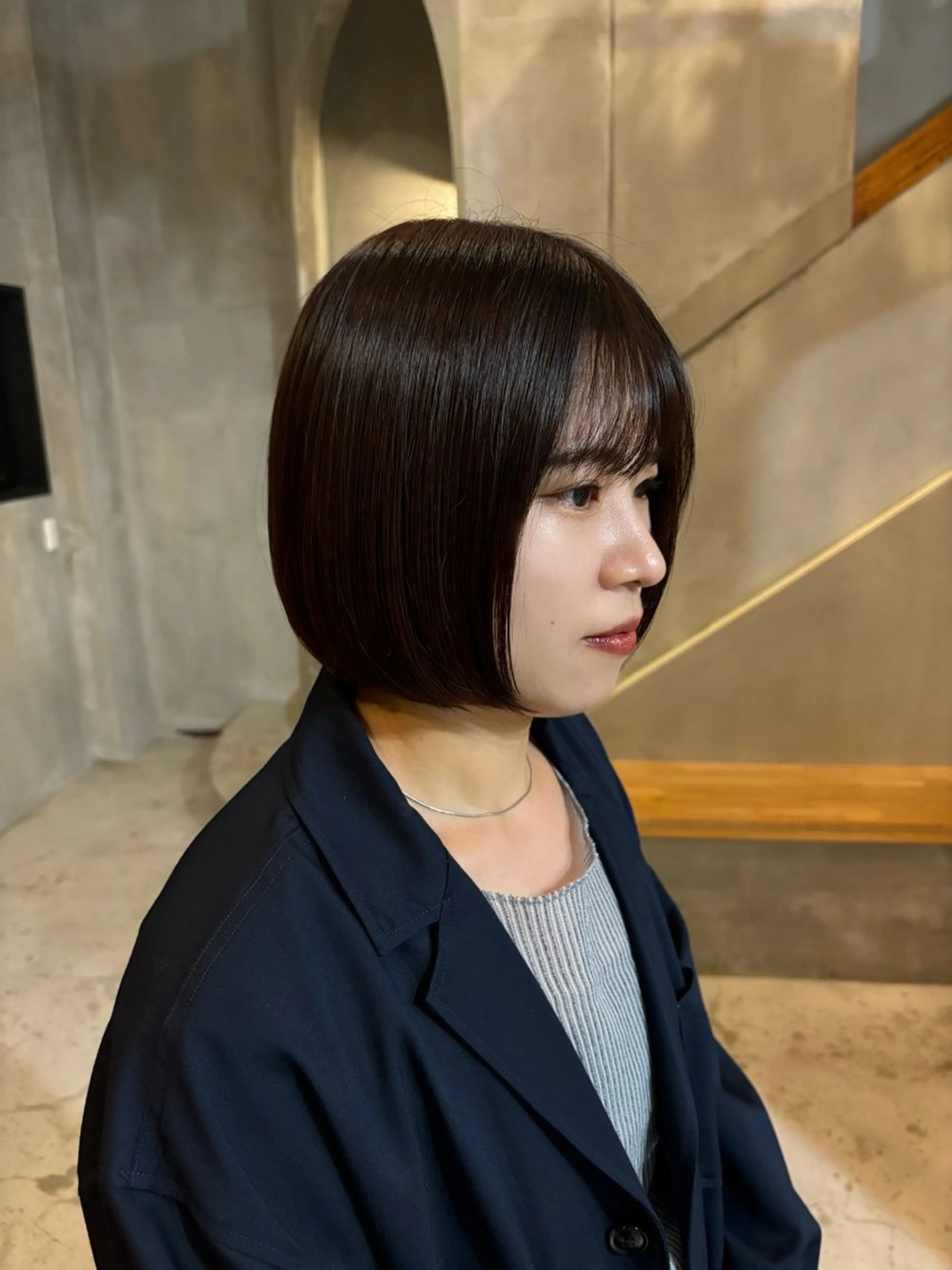 ショート カラー ブラウンカラー オレンジ オレンジブラウン 小西 萌々香のヘアスタイル