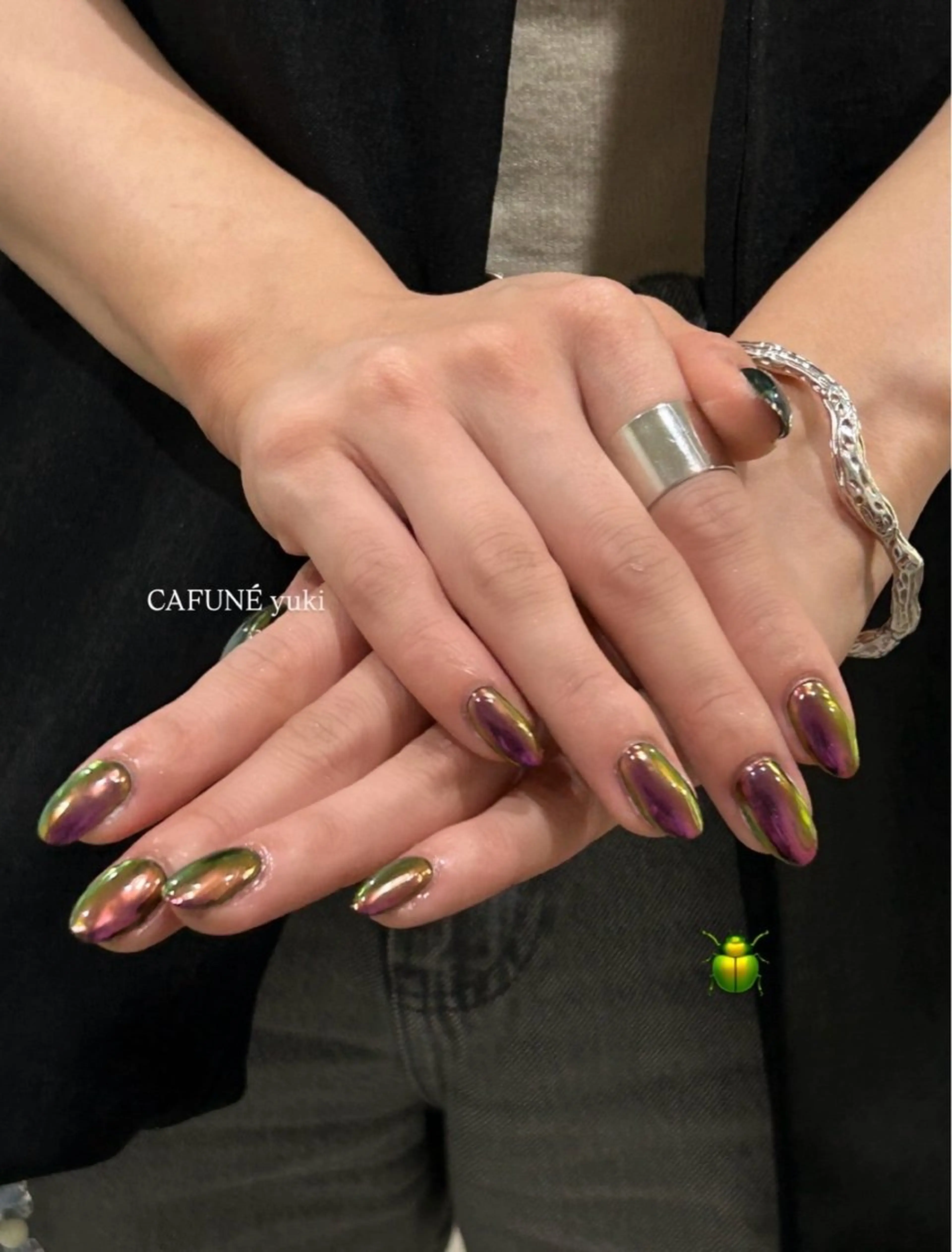 ネイル ハンドネイル CAFUNÉ TOKYO所属・🎼CAFUNÉ_ TOKYO.•*¨のネイルデザイン