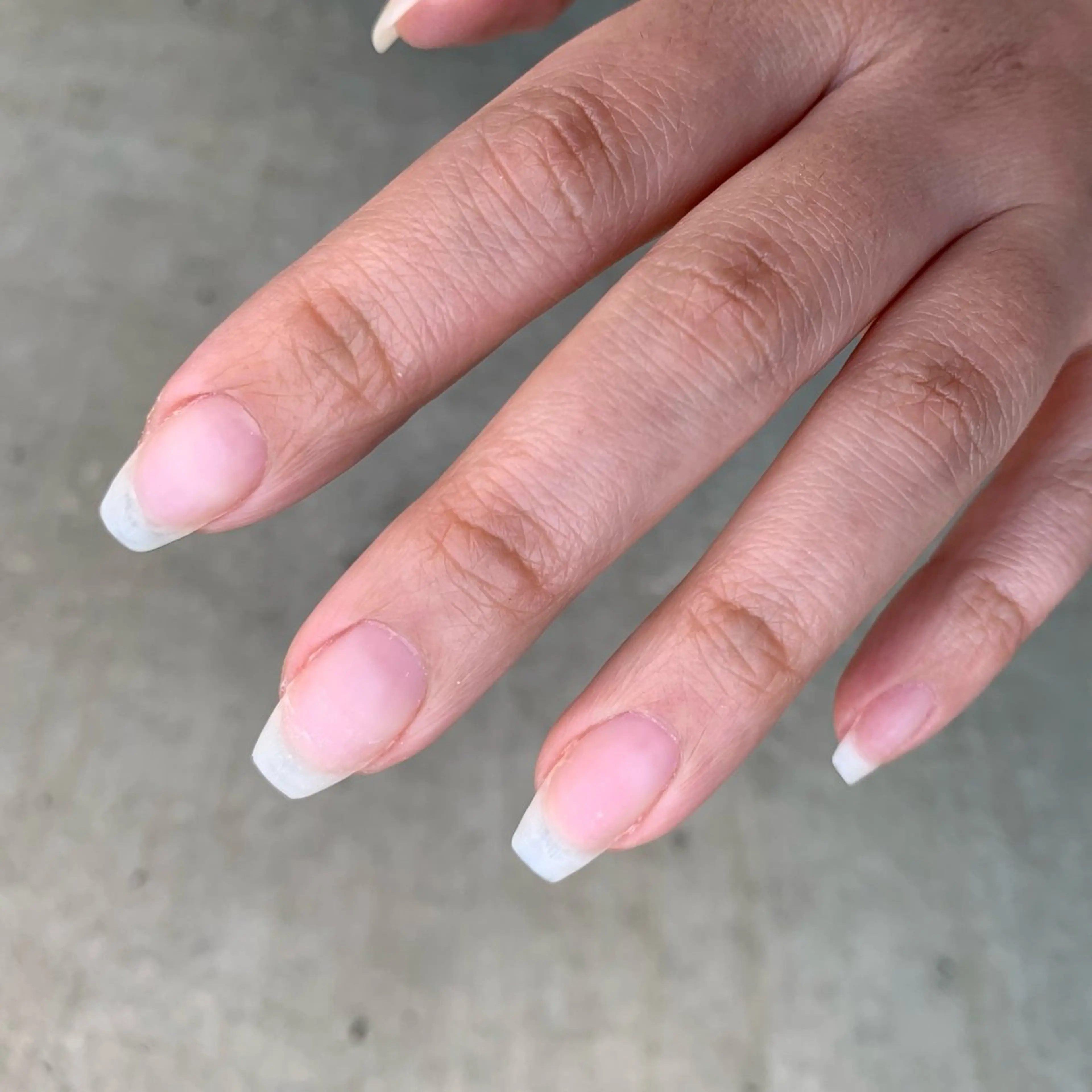 ネイル クリアネイル マットネイル ハンドネイル YUKIMO🍎名駅 /ニュアンスのネイルデザイン