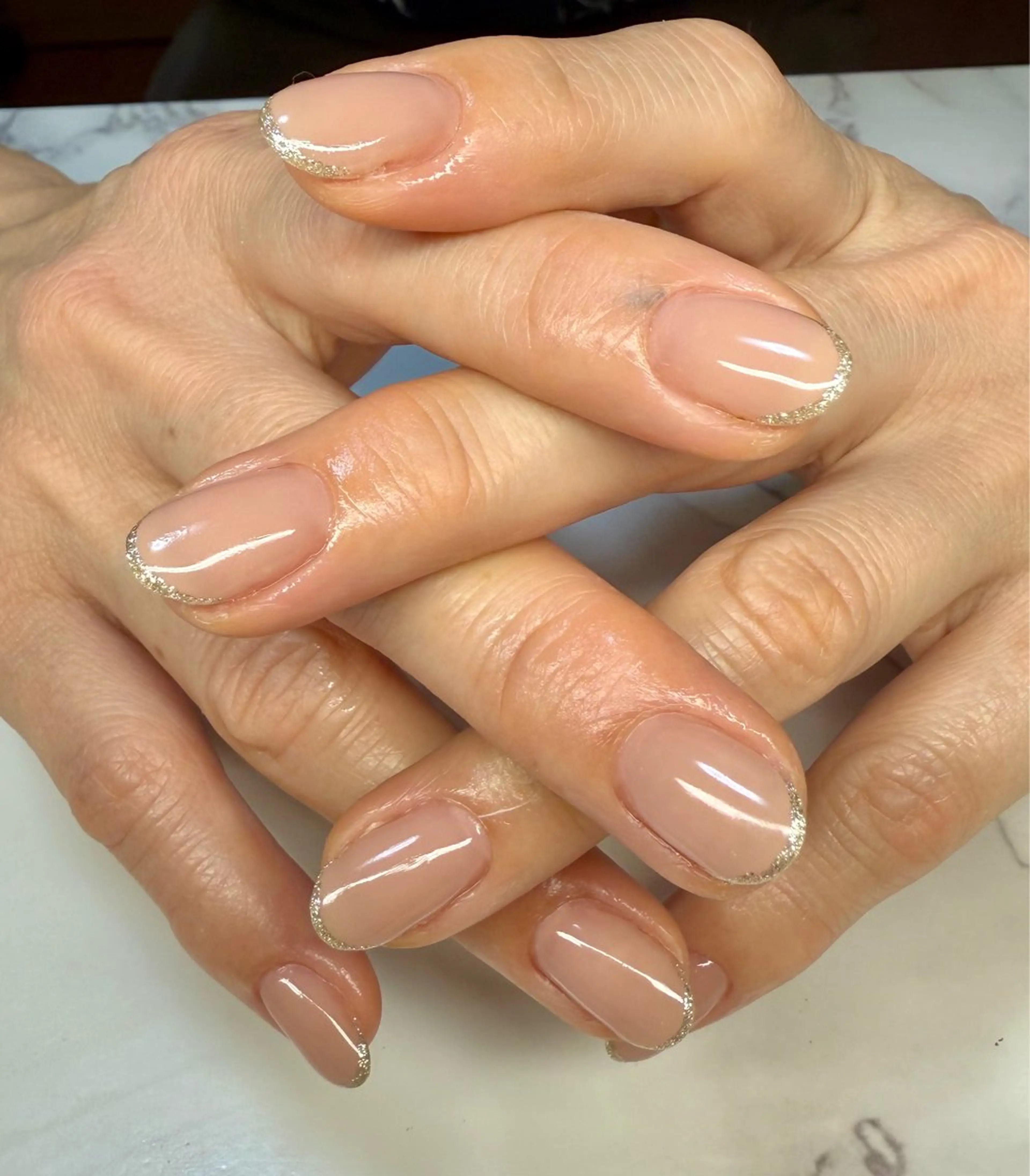 ネイル アートネイル チークネイル フレンチネイル 氷ネイル・うるうるネイル キラキラネイル M.N_ nailのネイルデザイン