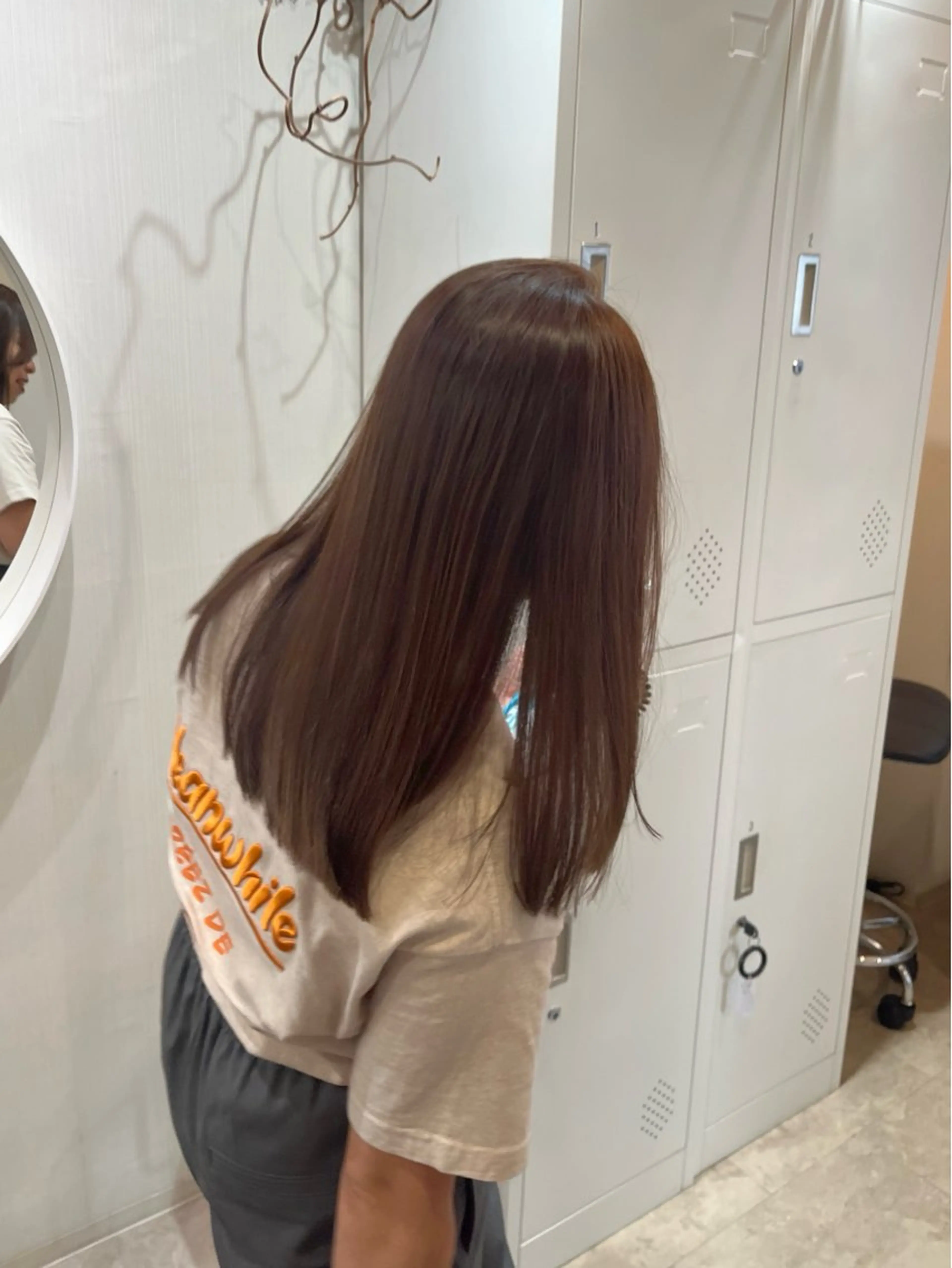 セミロング カラー 下石怜子/レイヤー/ 透明感カラーのヘアスタイル