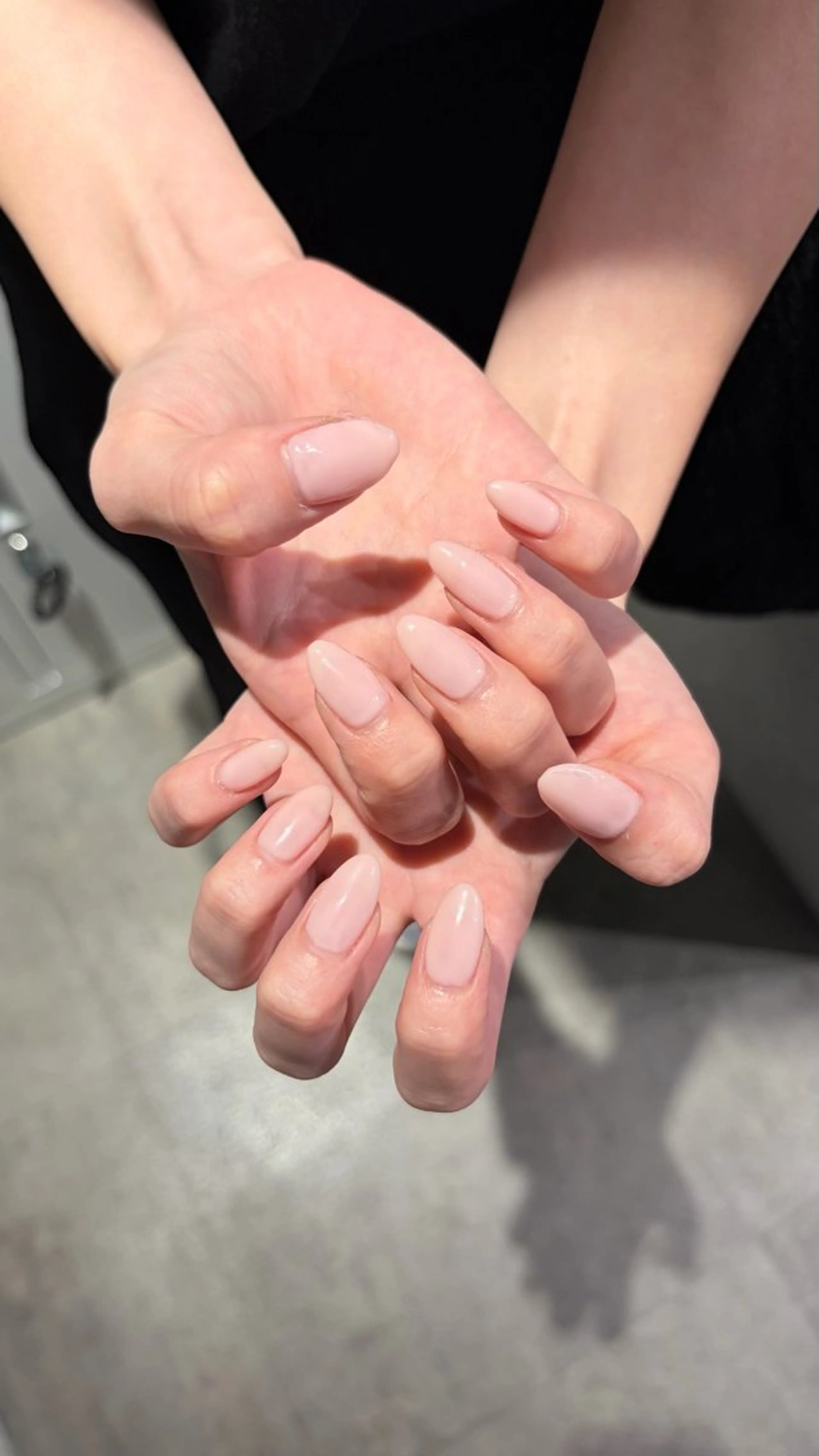 ネイル ハンドネイル 透明感カラー🫧🎀 まりなのヘアスタイル