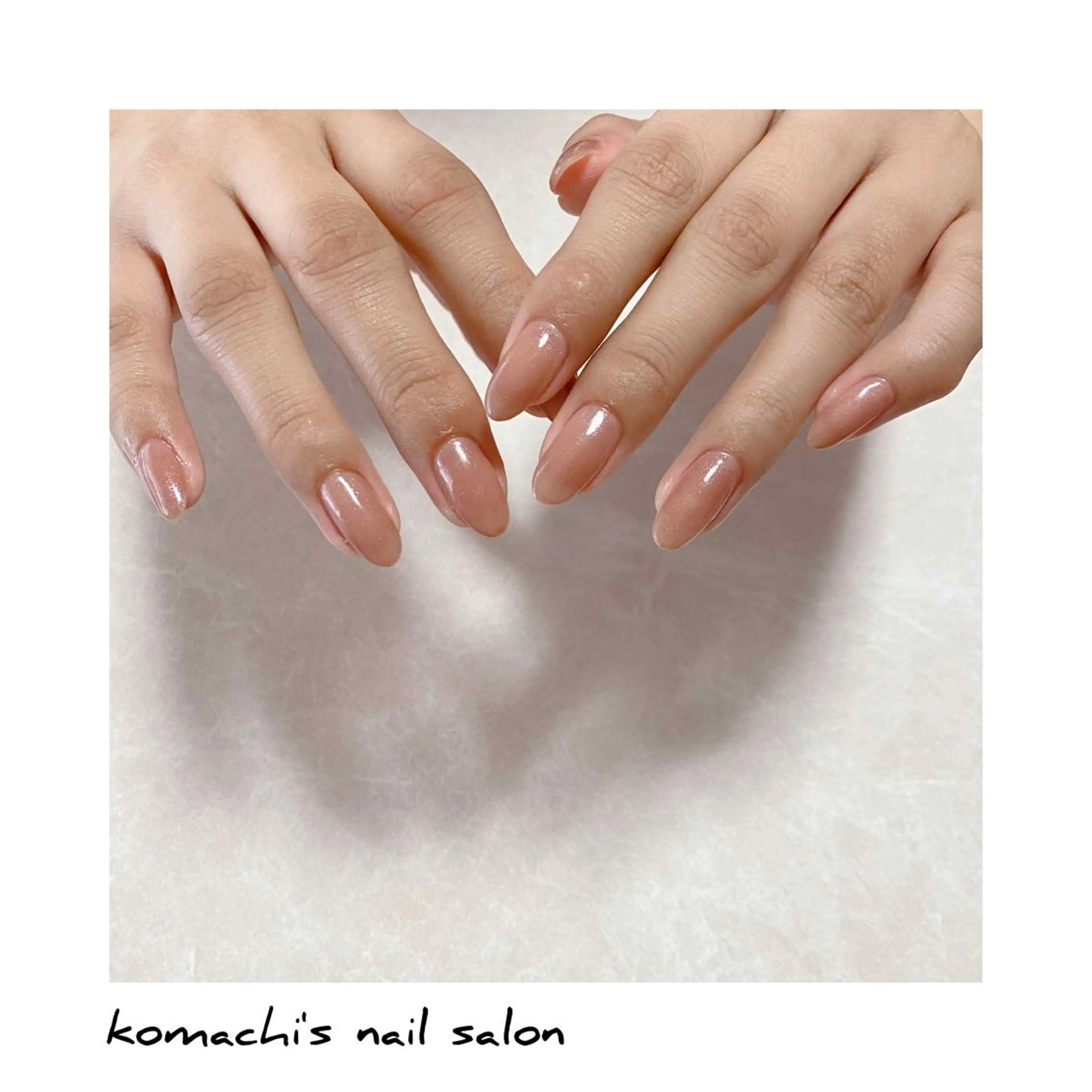 ネイル オフィスネイル ワンカラーネイル akita kazumiのネイルデザイン