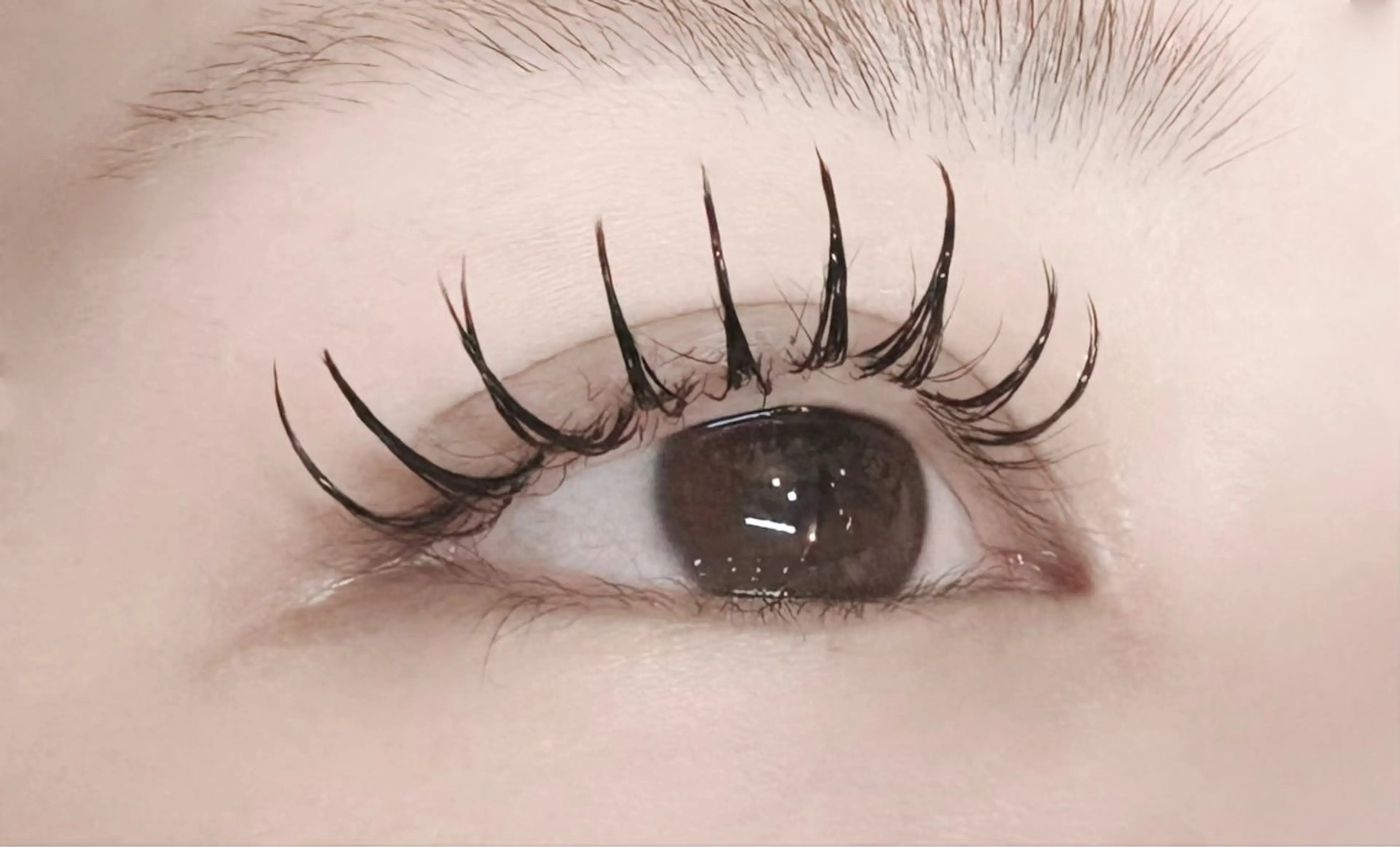 マツエク・マツパ Dカール フラットラッシュ myMee HARUKAのマツエク・マツパデザイン