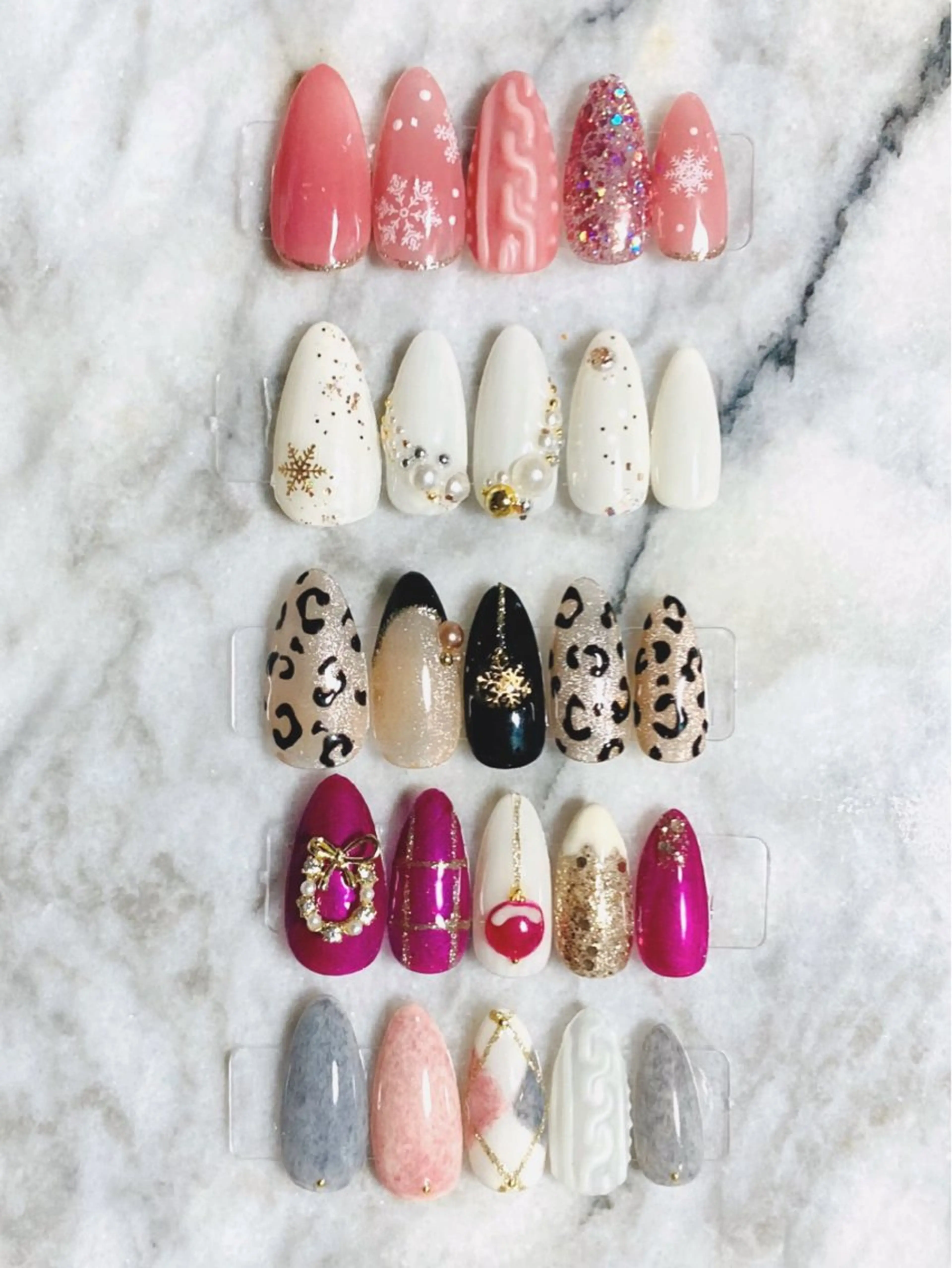 ネイル クリスマス ハンドネイル Lianネイル 寛子Lianのネイルデザイン