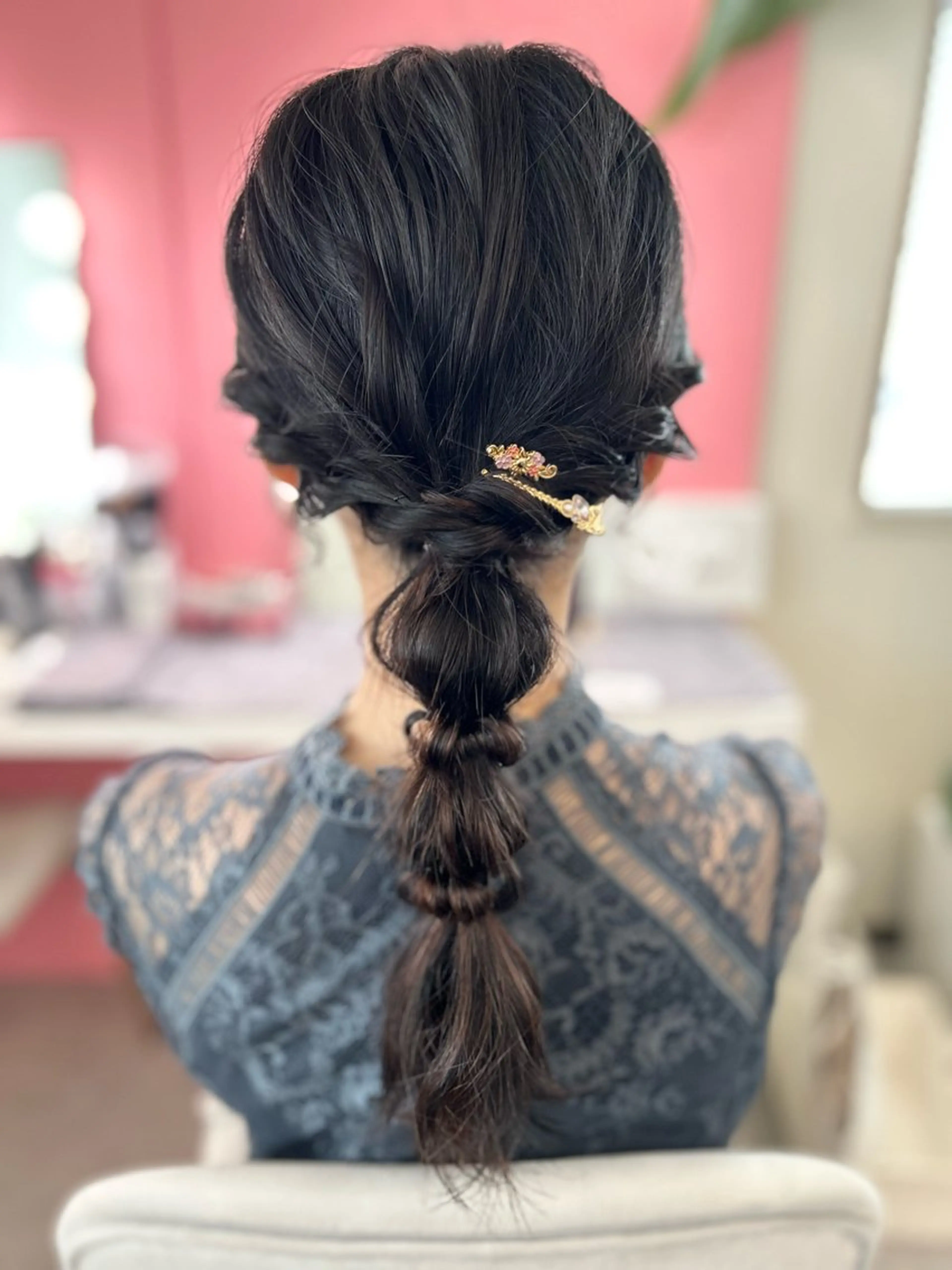 セミロング ヘアセット 北本 美幸のヘアスタイル