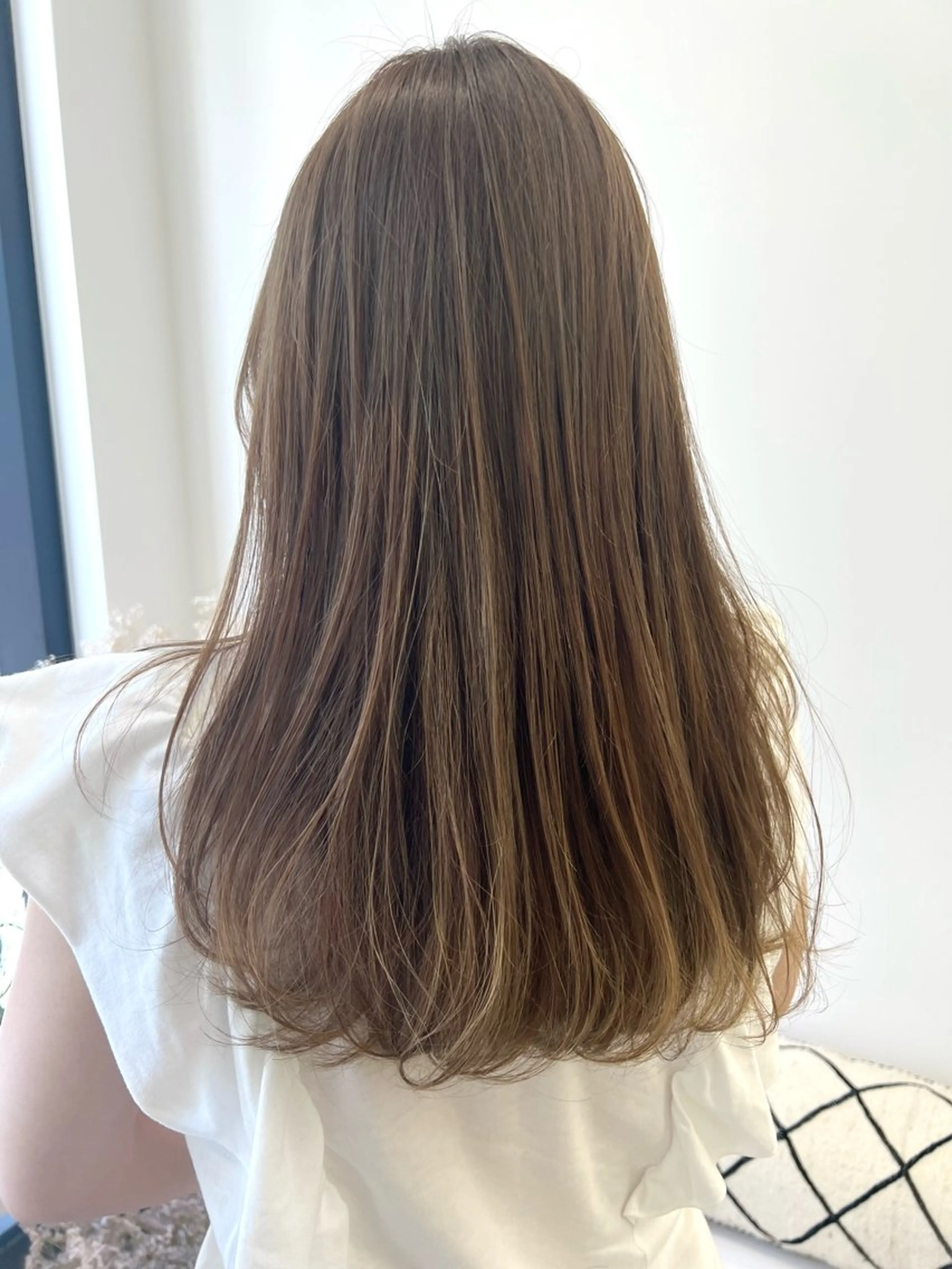 ミディアム ハイライト 永田 崇のヘアスタイル