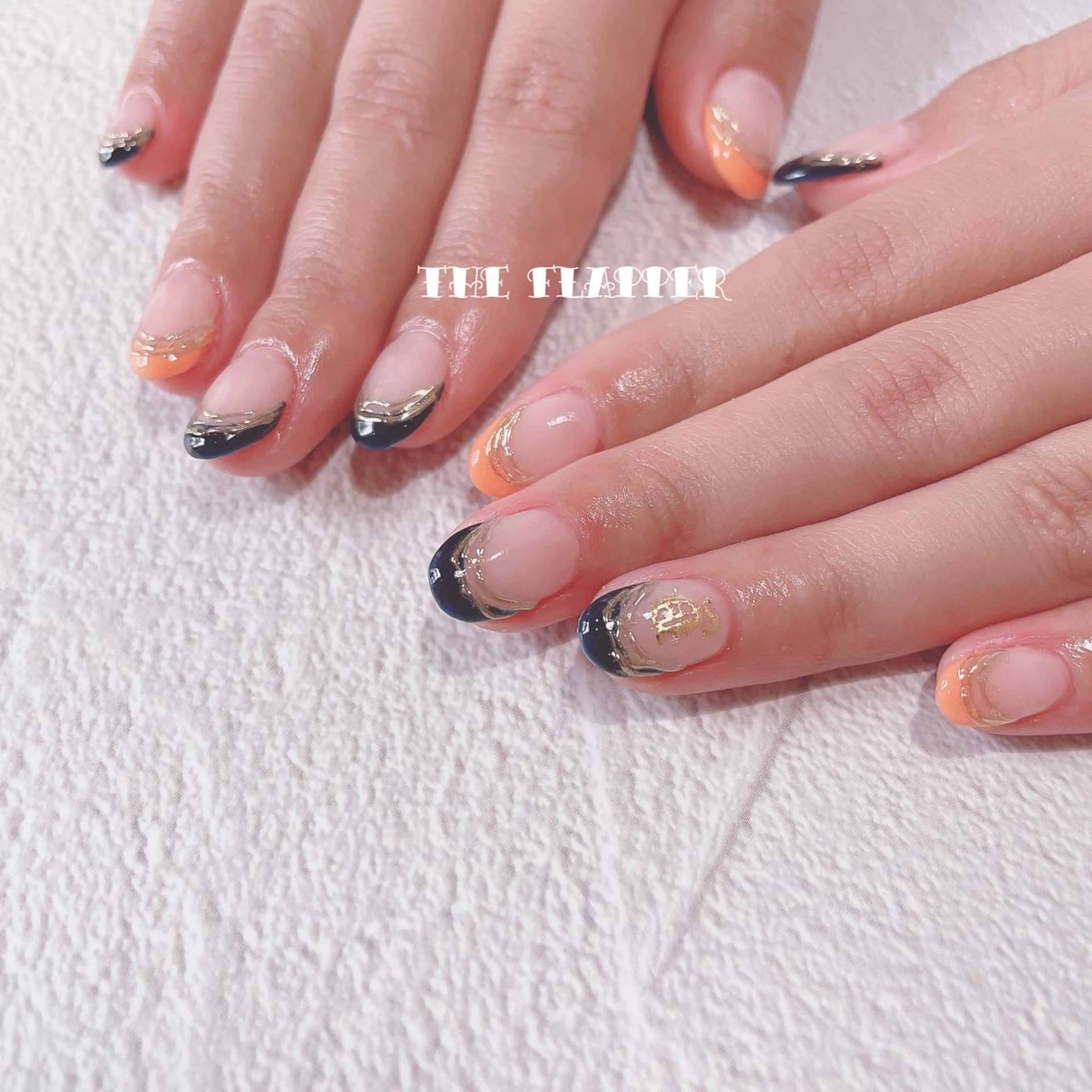ネイル フレンチネイル ハンドネイル NailStudio THE FLAPPER所属・THE FLAPPERのネイルデザイン