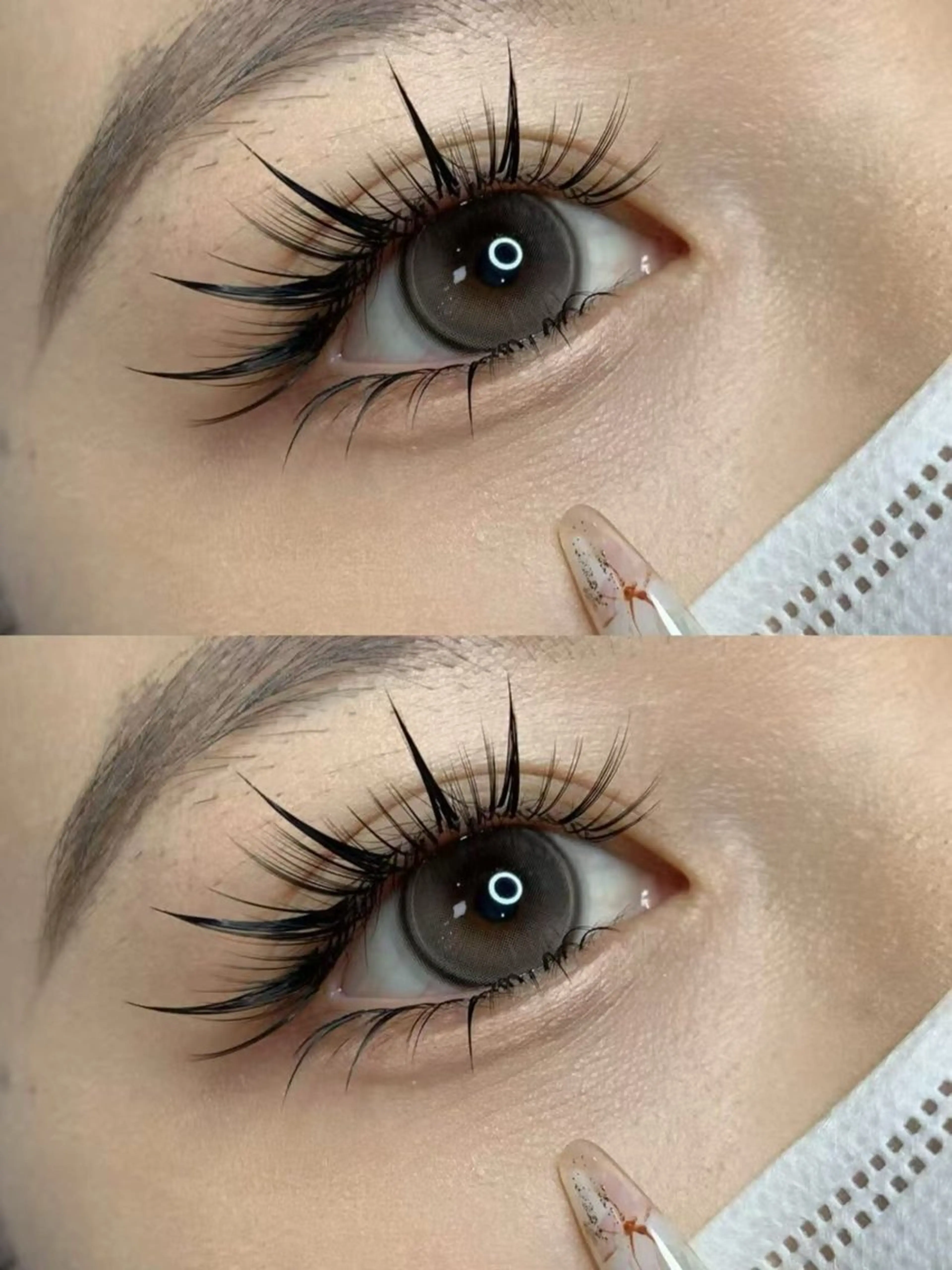 マツエク・マツパ 付け放題 バインドロック カラーマツエク フラットラッシュ 韓国風マツエク W Salon アイラッシュのマツエク・マツパデザイン