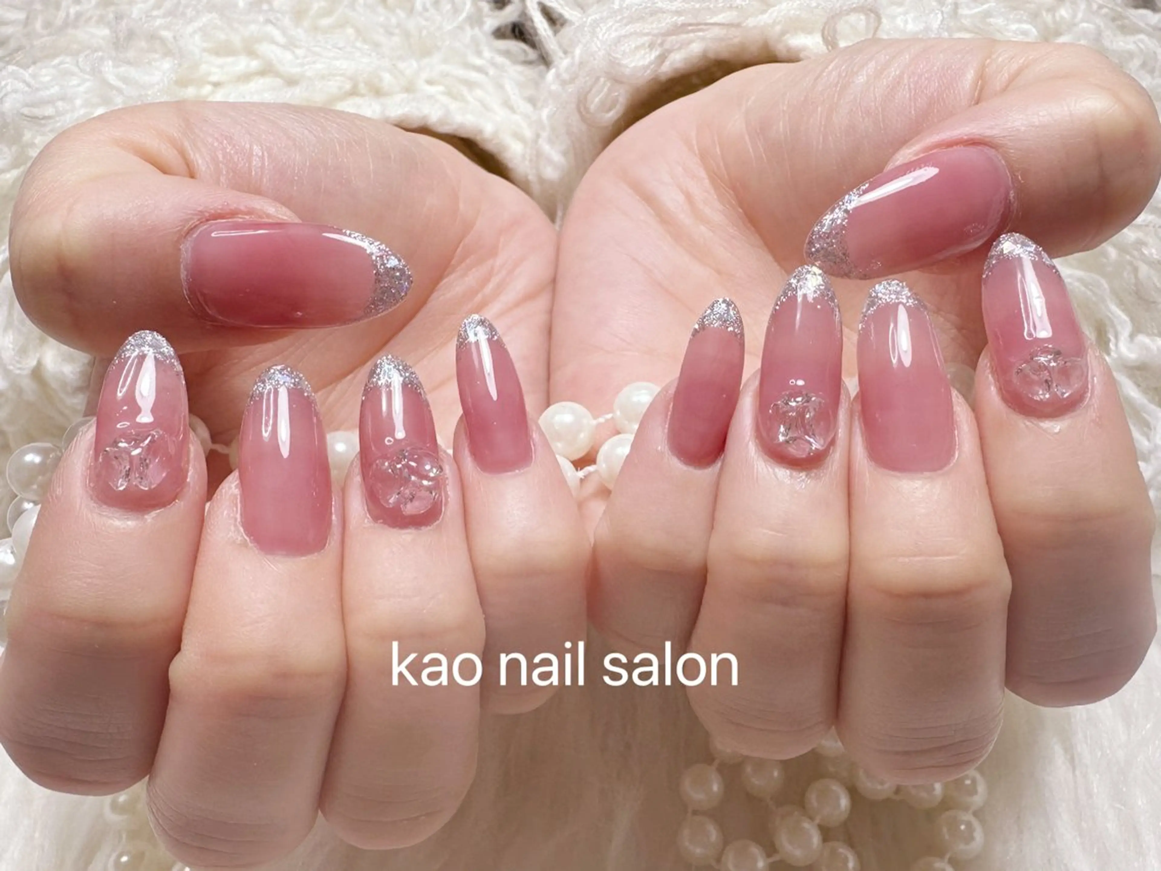 ネイル ハンドネイル kao nail マグネット/長さだしのネイルデザイン
