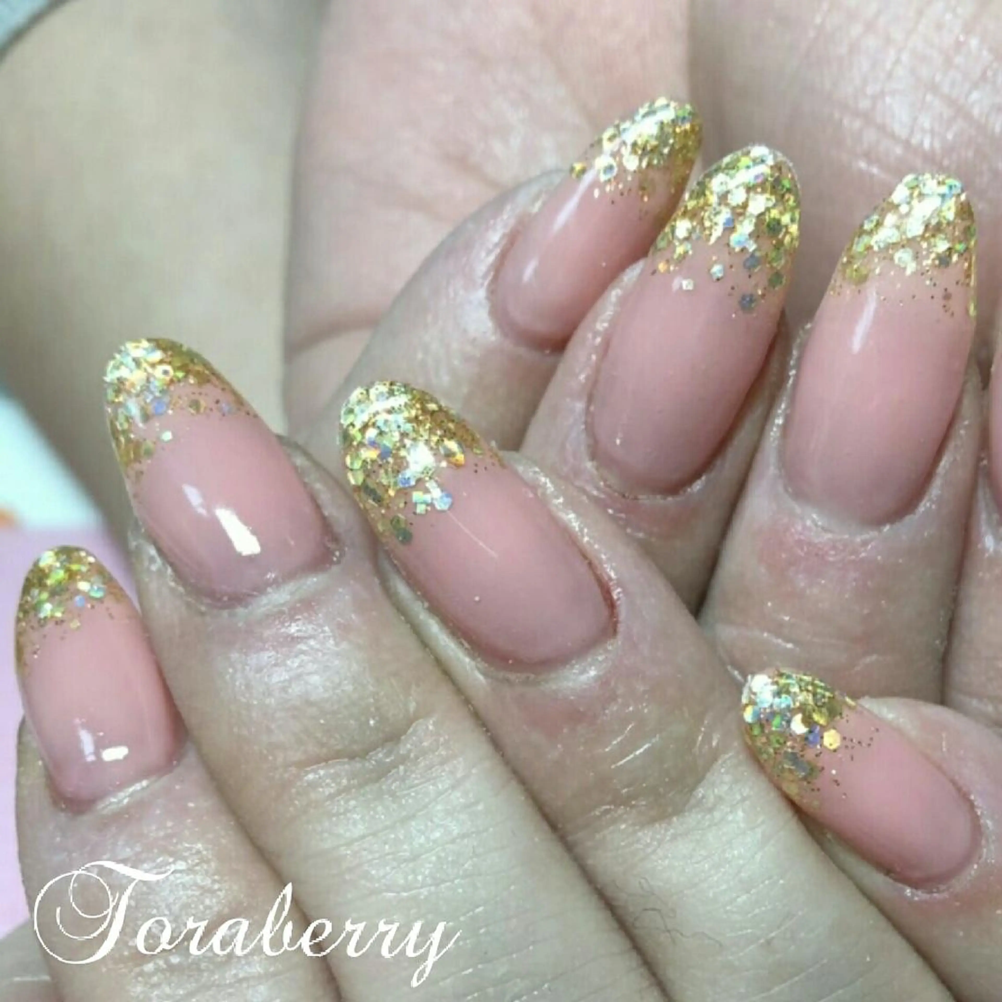 ネイル ラメ(グリッター) ハンドネイル ネイリスト なつみのネイルデザイン