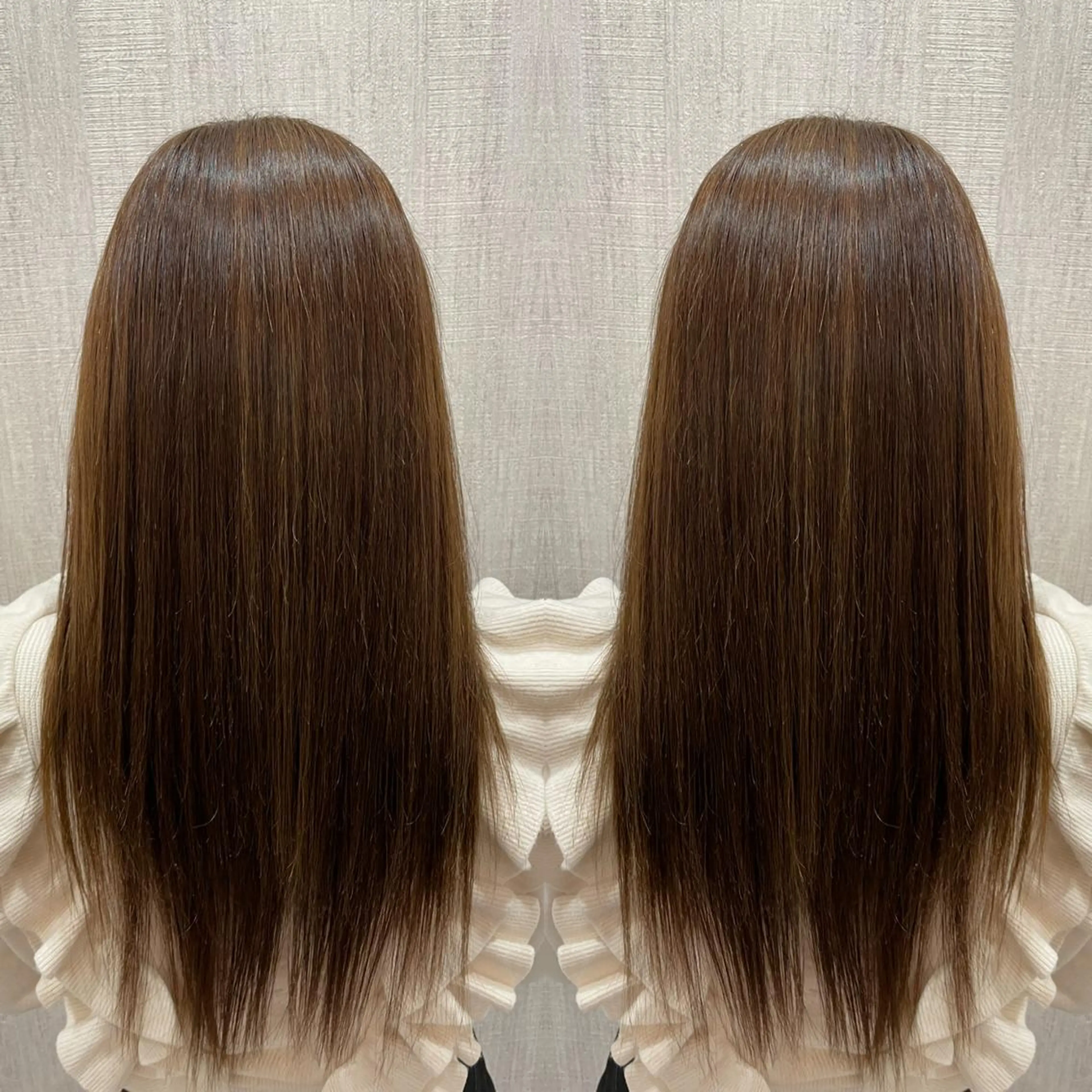 セミロング 店長✨レイヤー✖️ 髪質改善✖️韓国ヘアのヘアスタイル