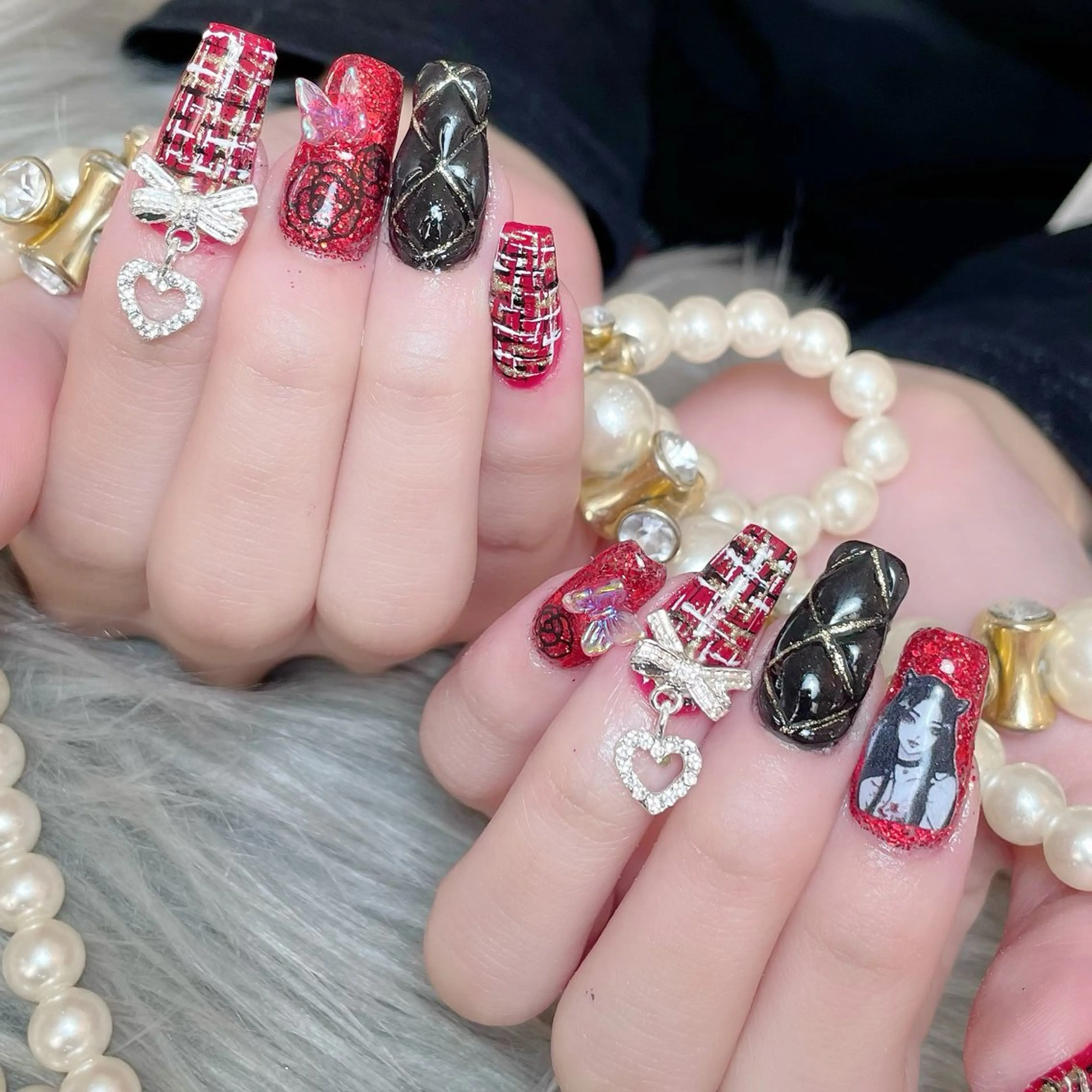 ネイル ハンドネイル Feel ‪‪☺︎‬Yuriaのネイルデザイン