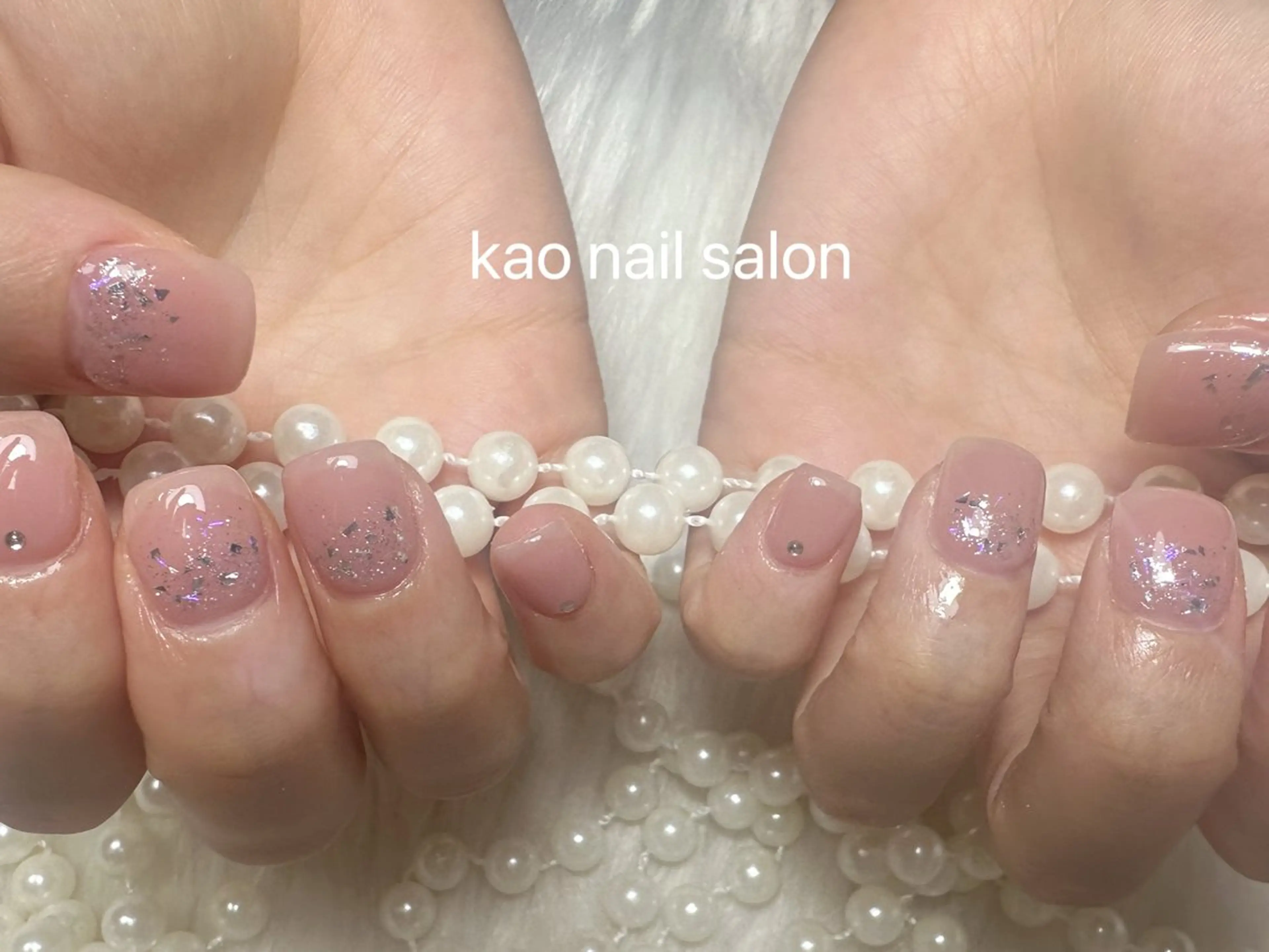 ネイル ハンドネイル kao nail マグネット/長さだしのネイルデザイン