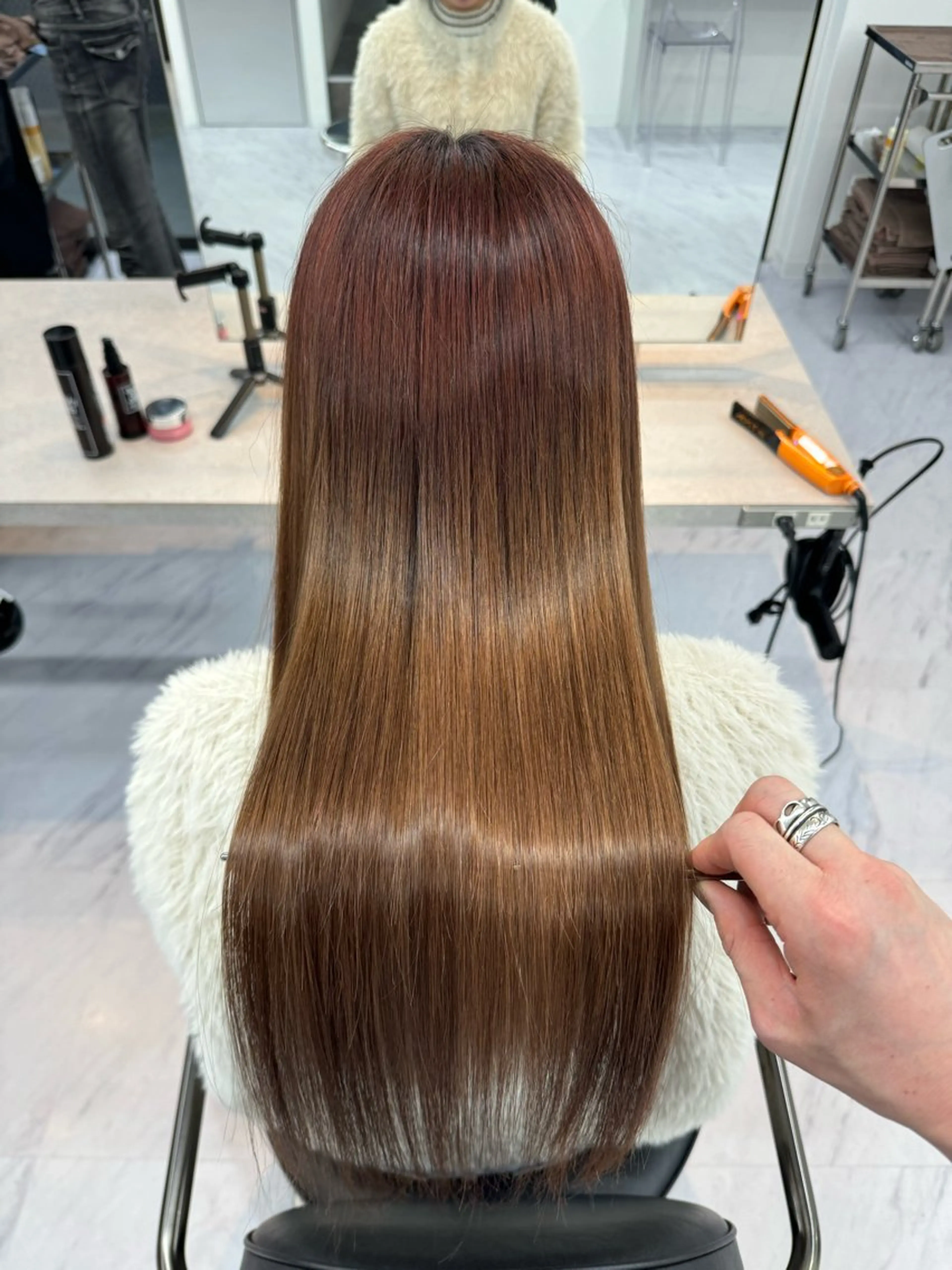 ロング 野口聖矢/縮毛矯正 髪質改善/ViVIEのヘアスタイル