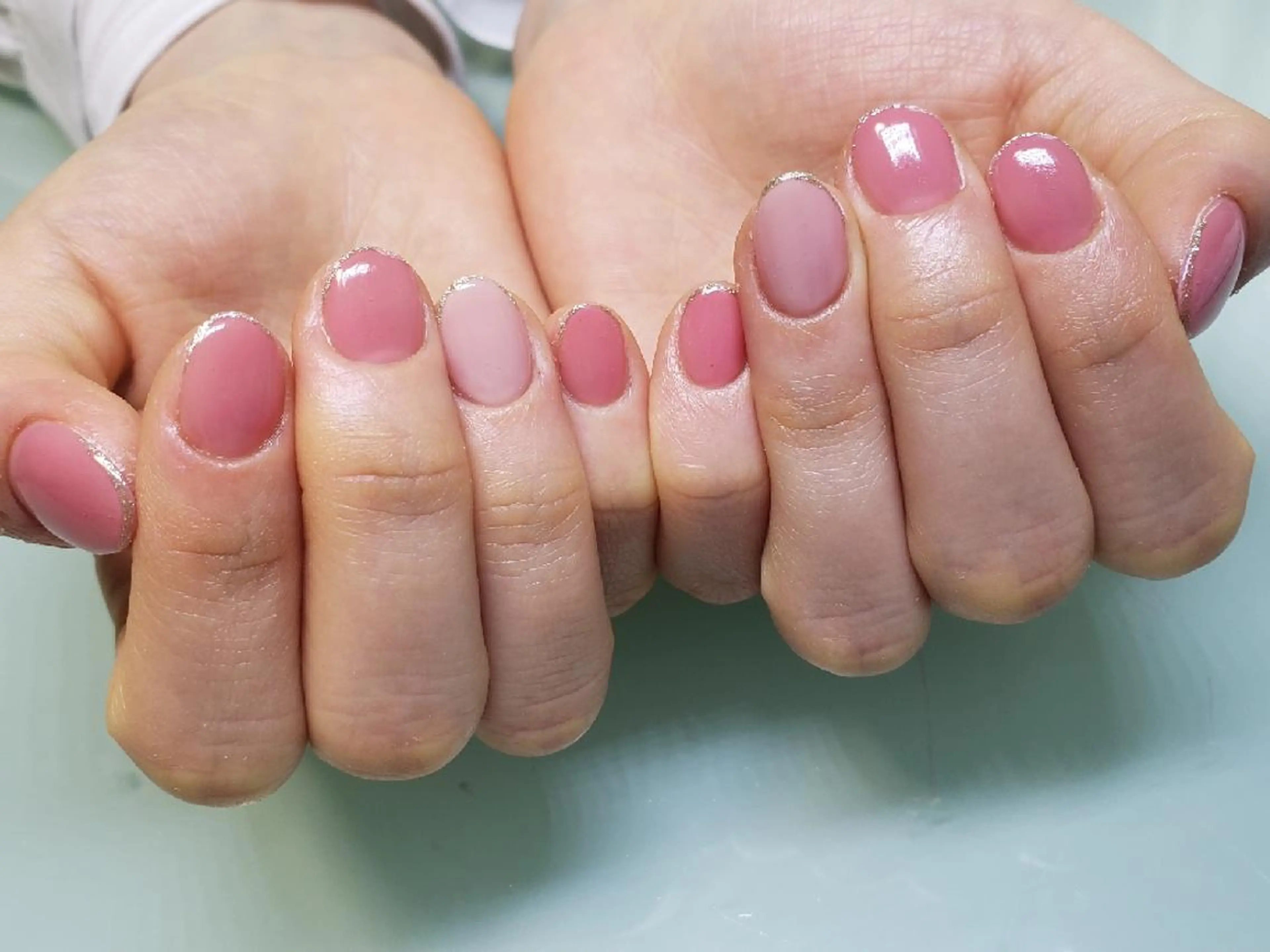 ネイル ラメ(グリッター) Lapis  Nailのネイルデザイン