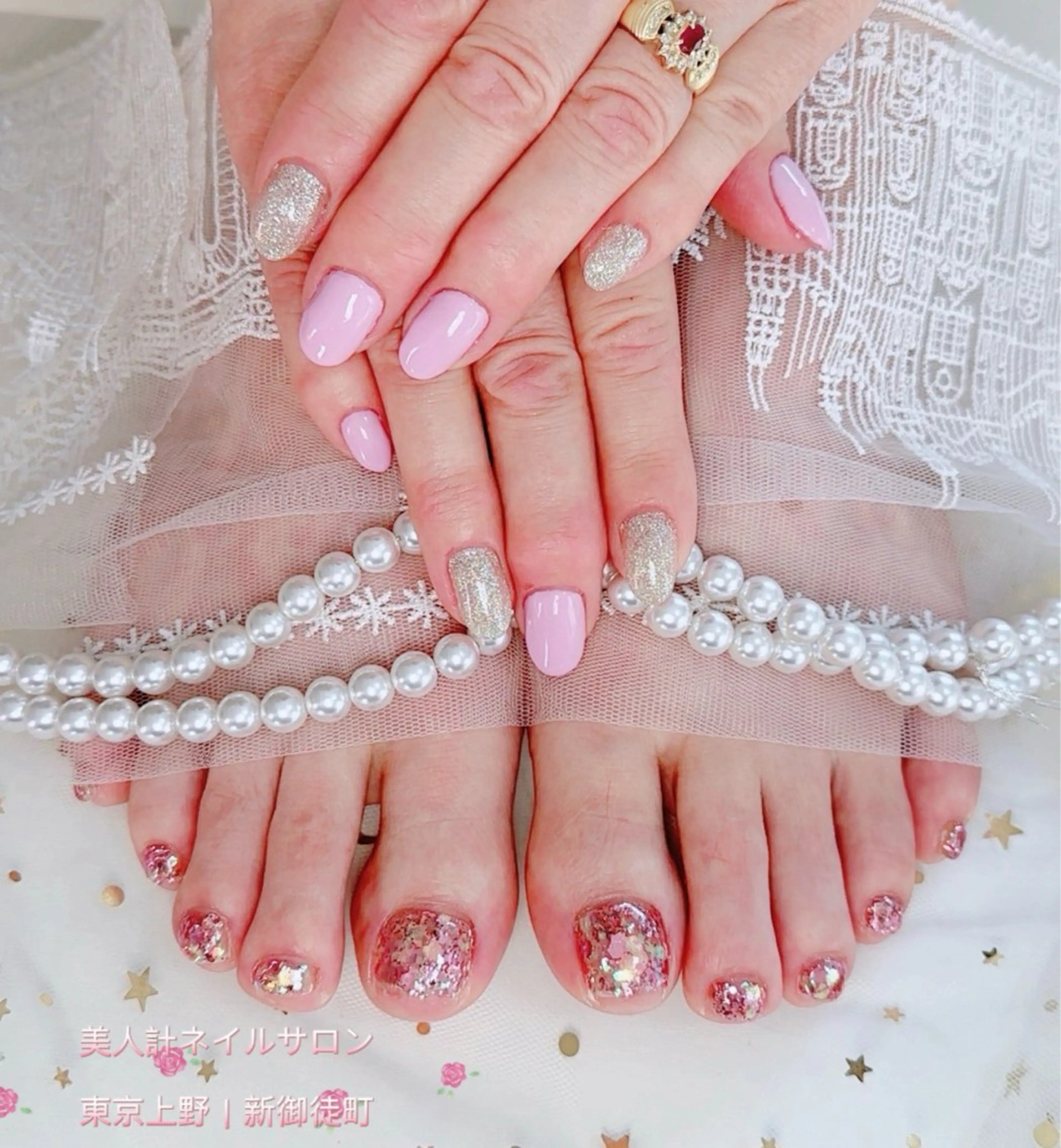 ネイル ワンカラーネイル ハンドネイル フットネイル 中山 美月のネイルデザイン