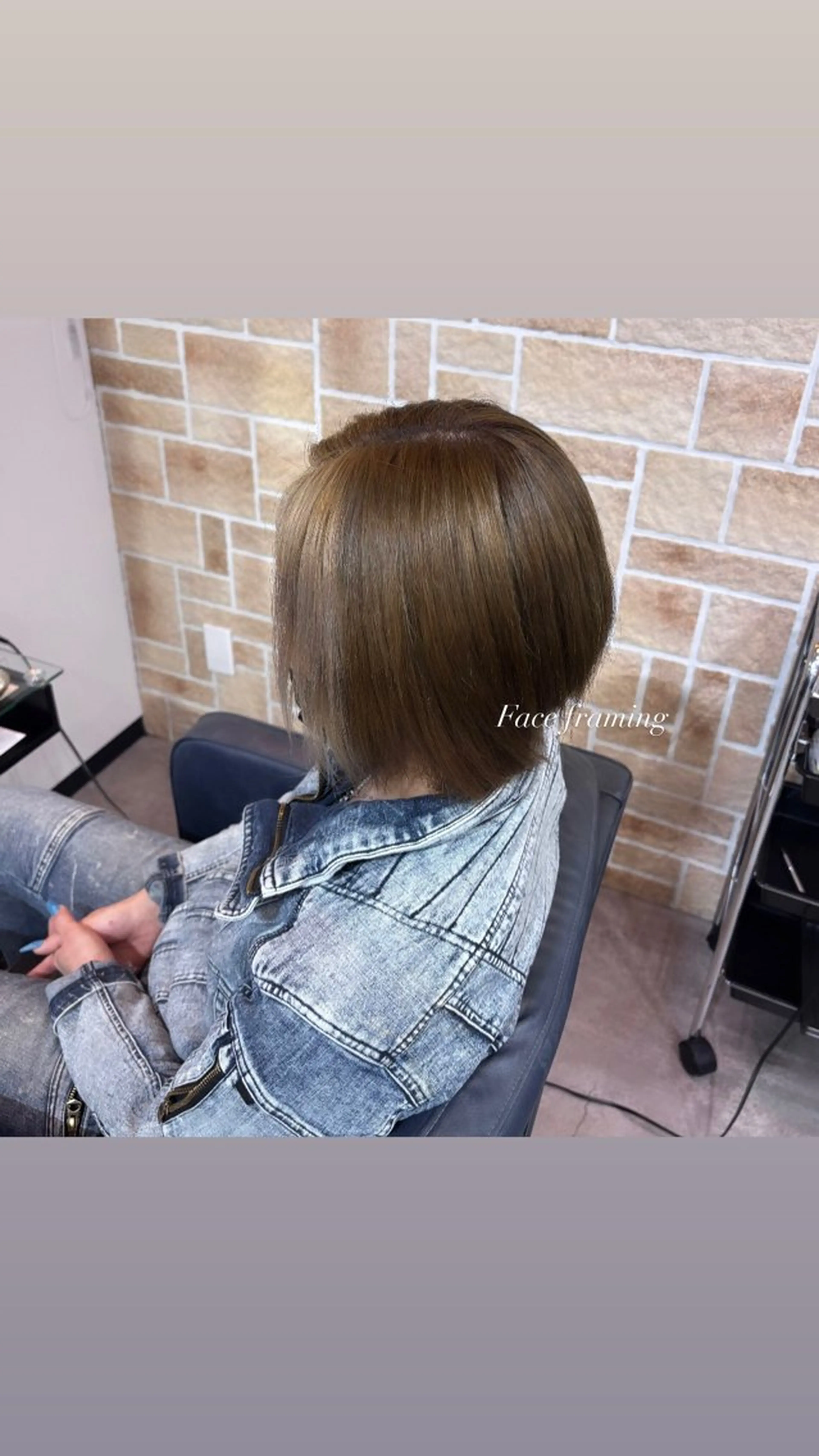 ショート ミストバング ヘアカラー ハイトーンカラー / kureaのヘアスタイル