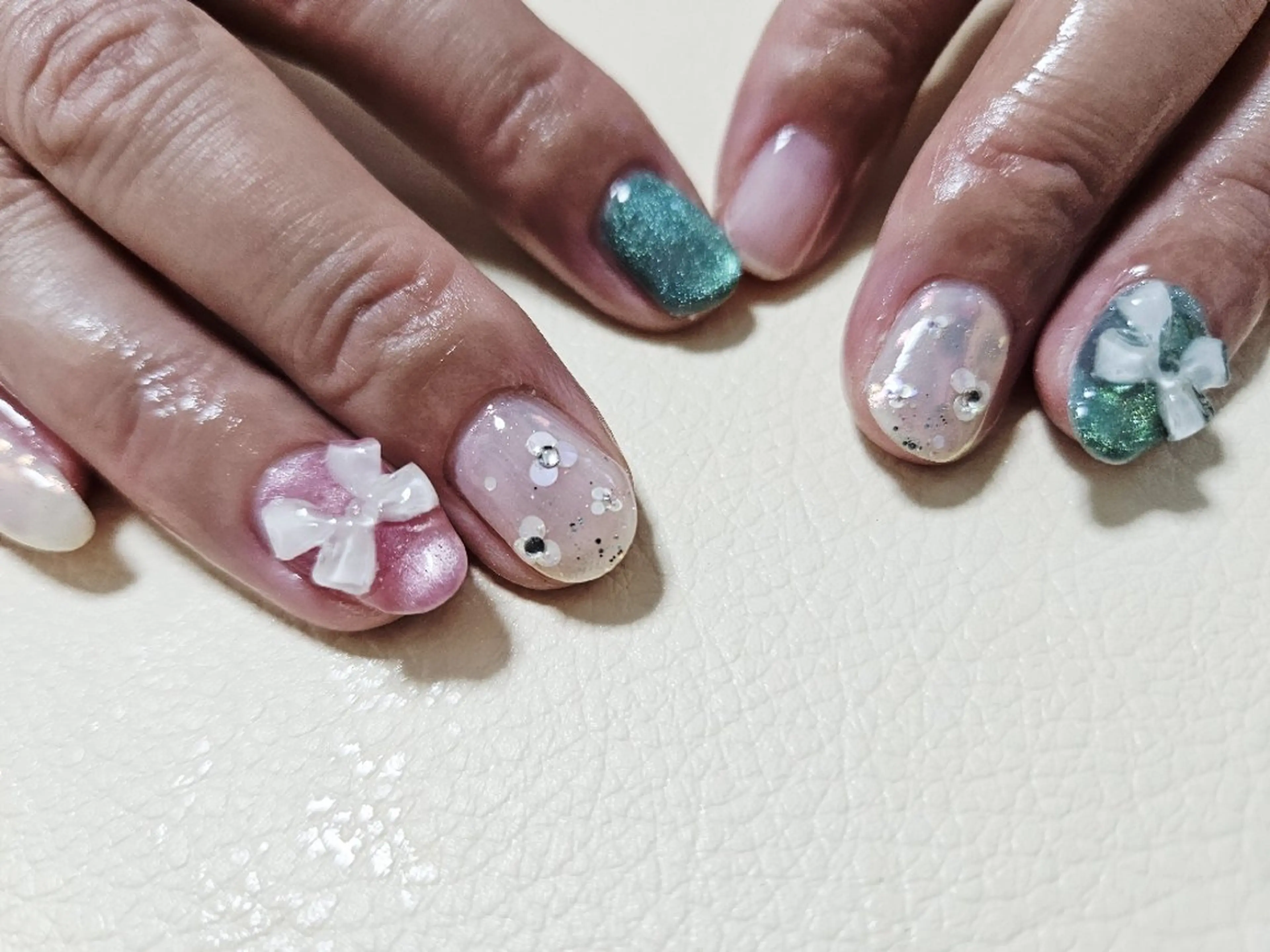 ネイル ハンドネイル shellnail さなえのネイルデザイン