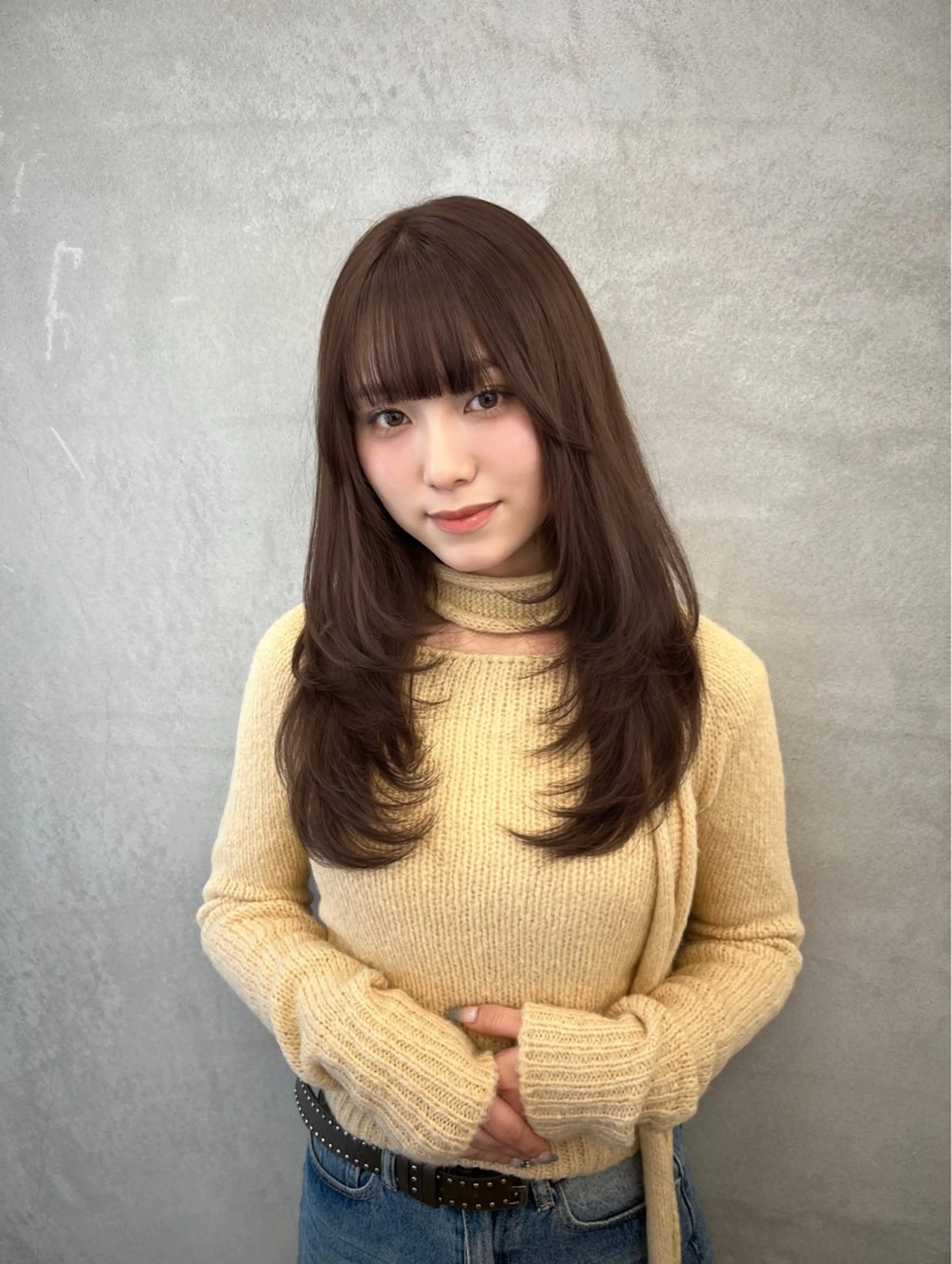 セミロング 🤍Suzuka🤍 ハイトーン/ブリーチのヘアスタイル