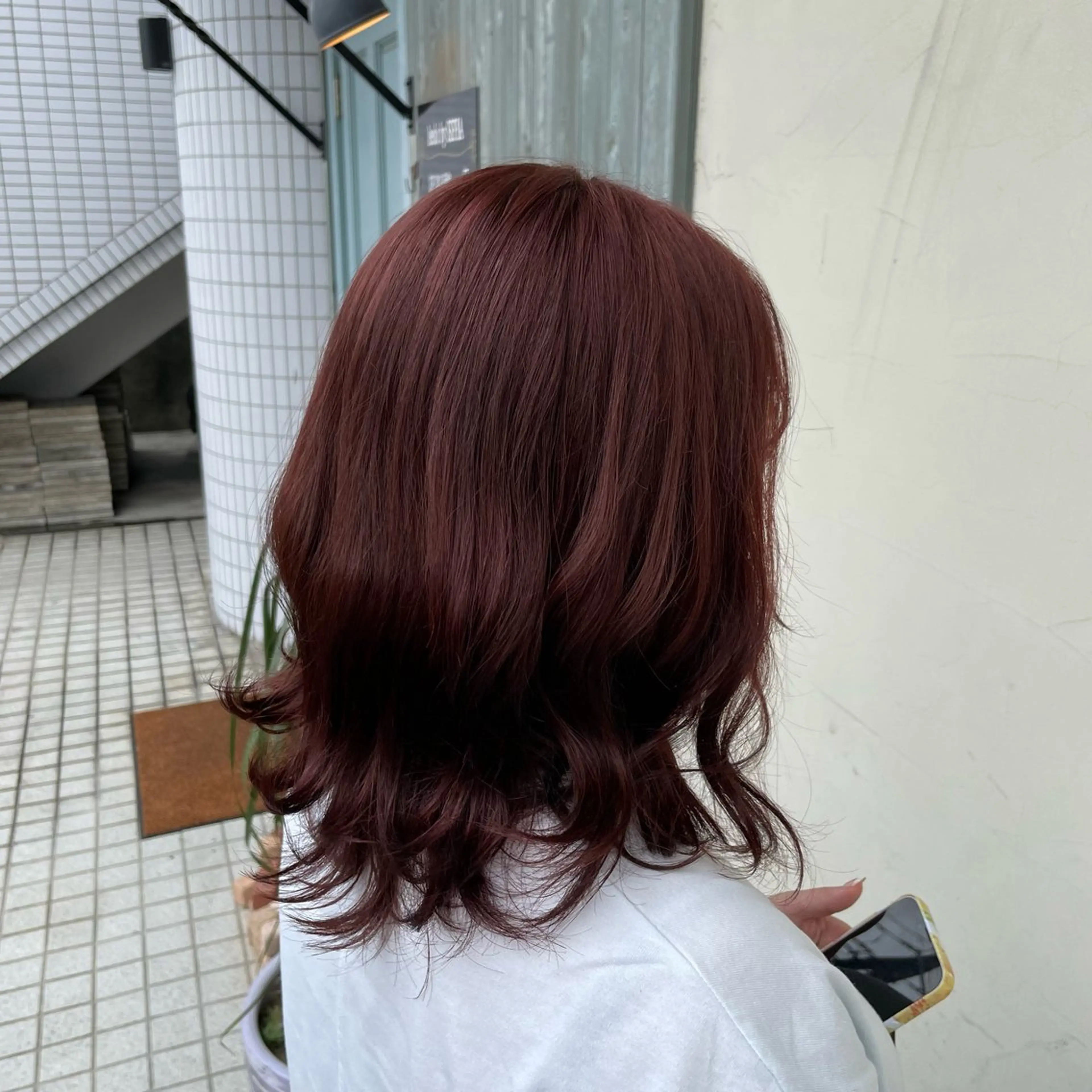 ミディアム ヘアカラー トリートメント さかきばら すみえのヘアスタイル