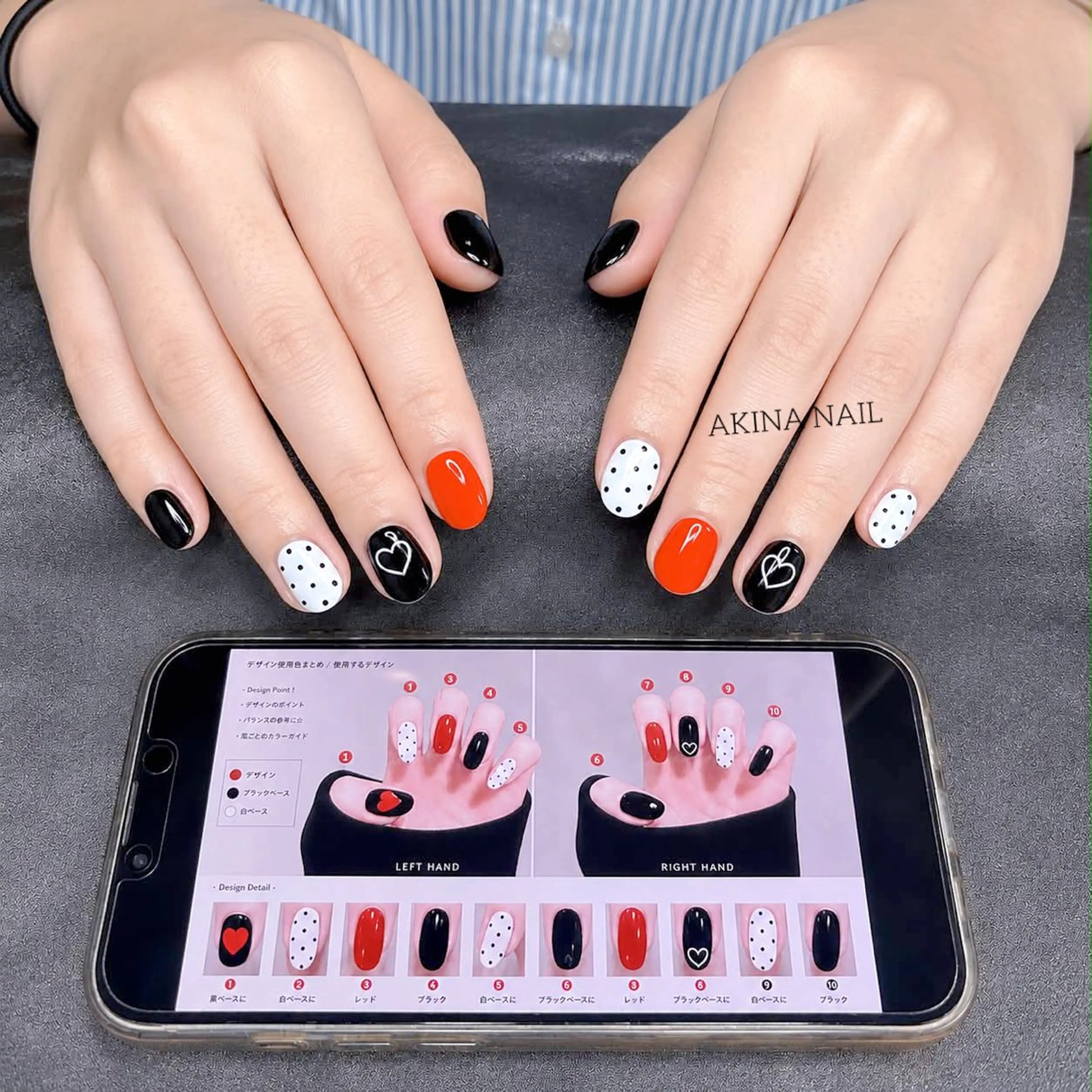 ネイル ハンドネイル Akina Nailのネイルデザイン