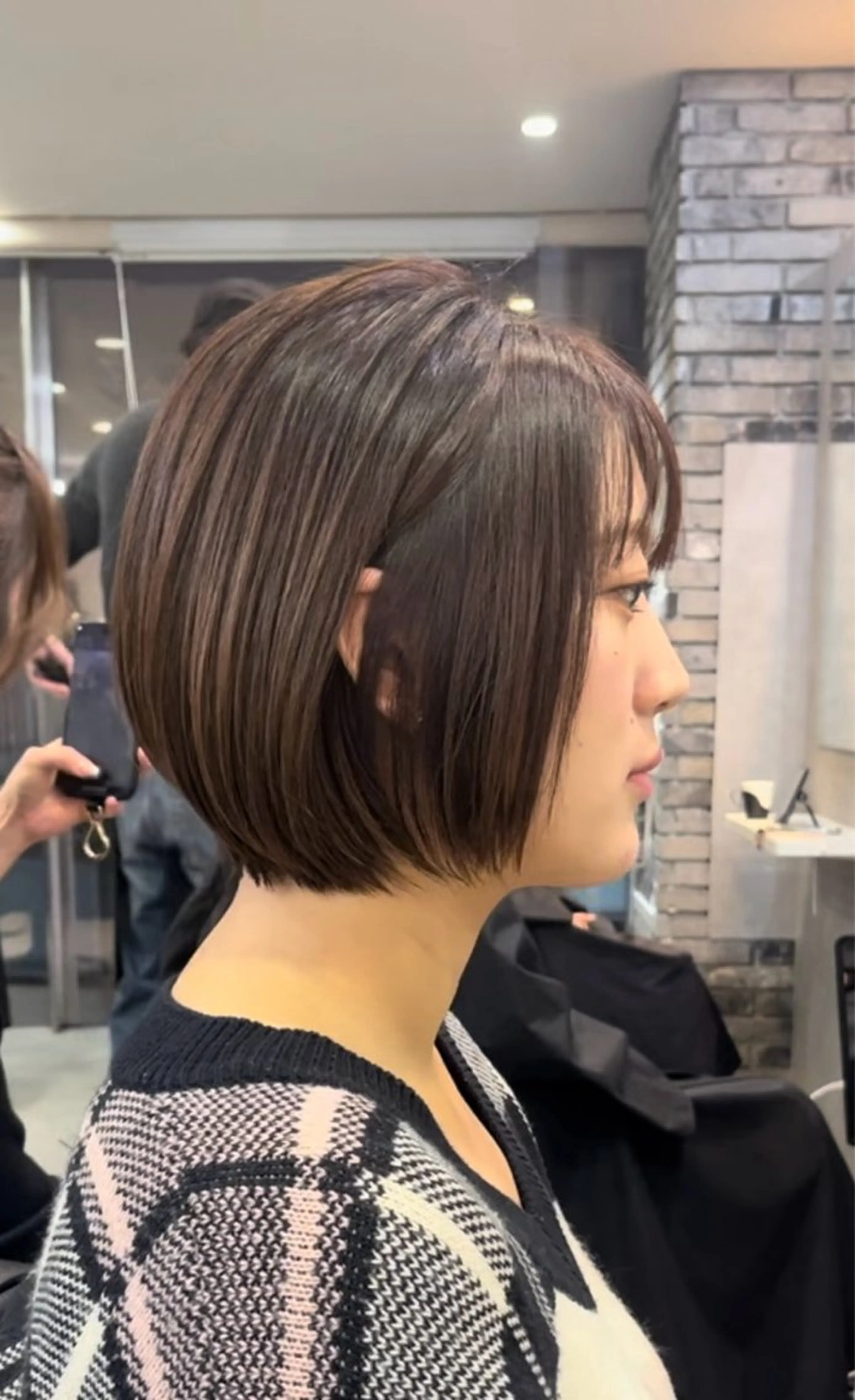 ショート カラー 平尾/高宮/艶カラー /ハイライト/綜一郎のヘアスタイル