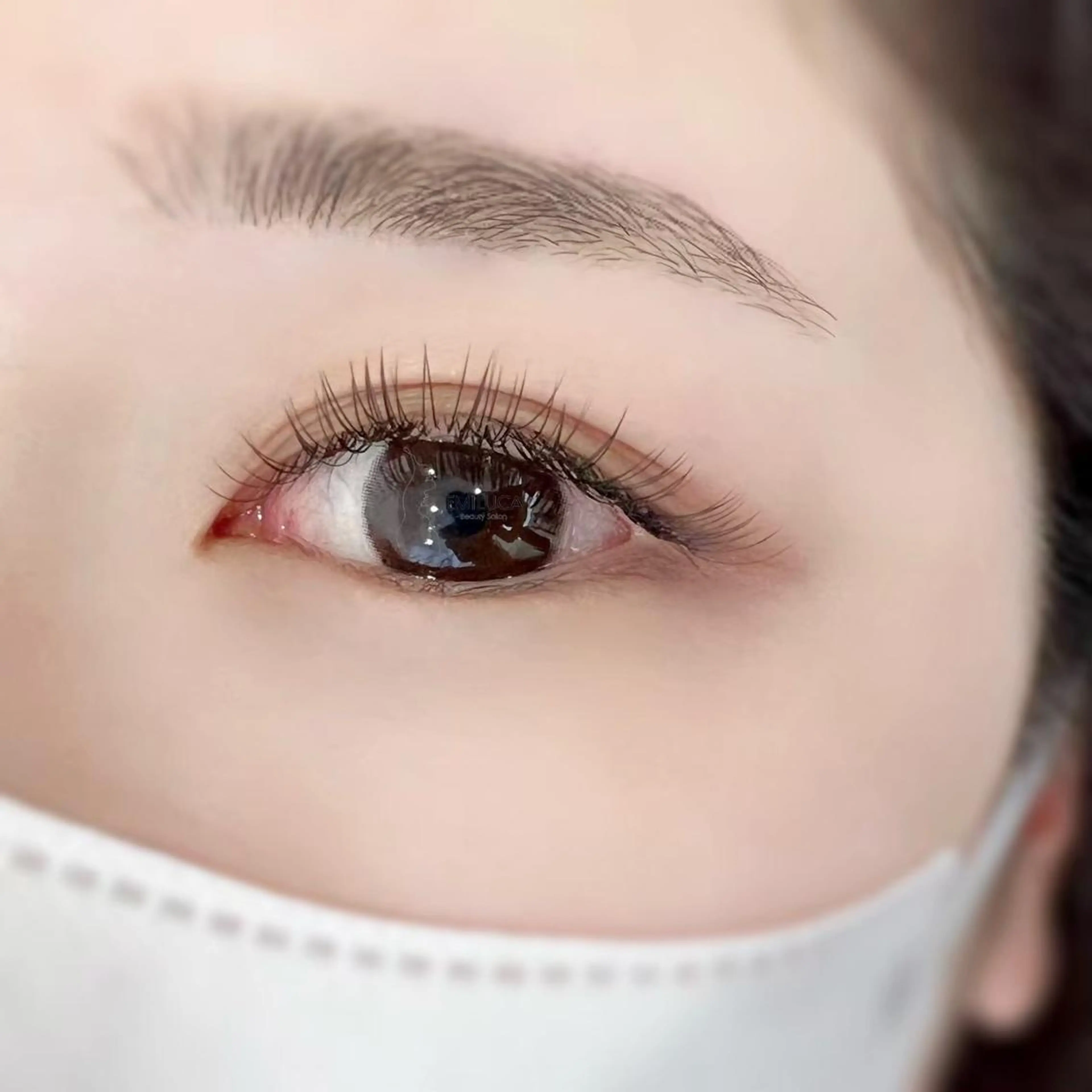 まつ毛エクステ100本までの写真