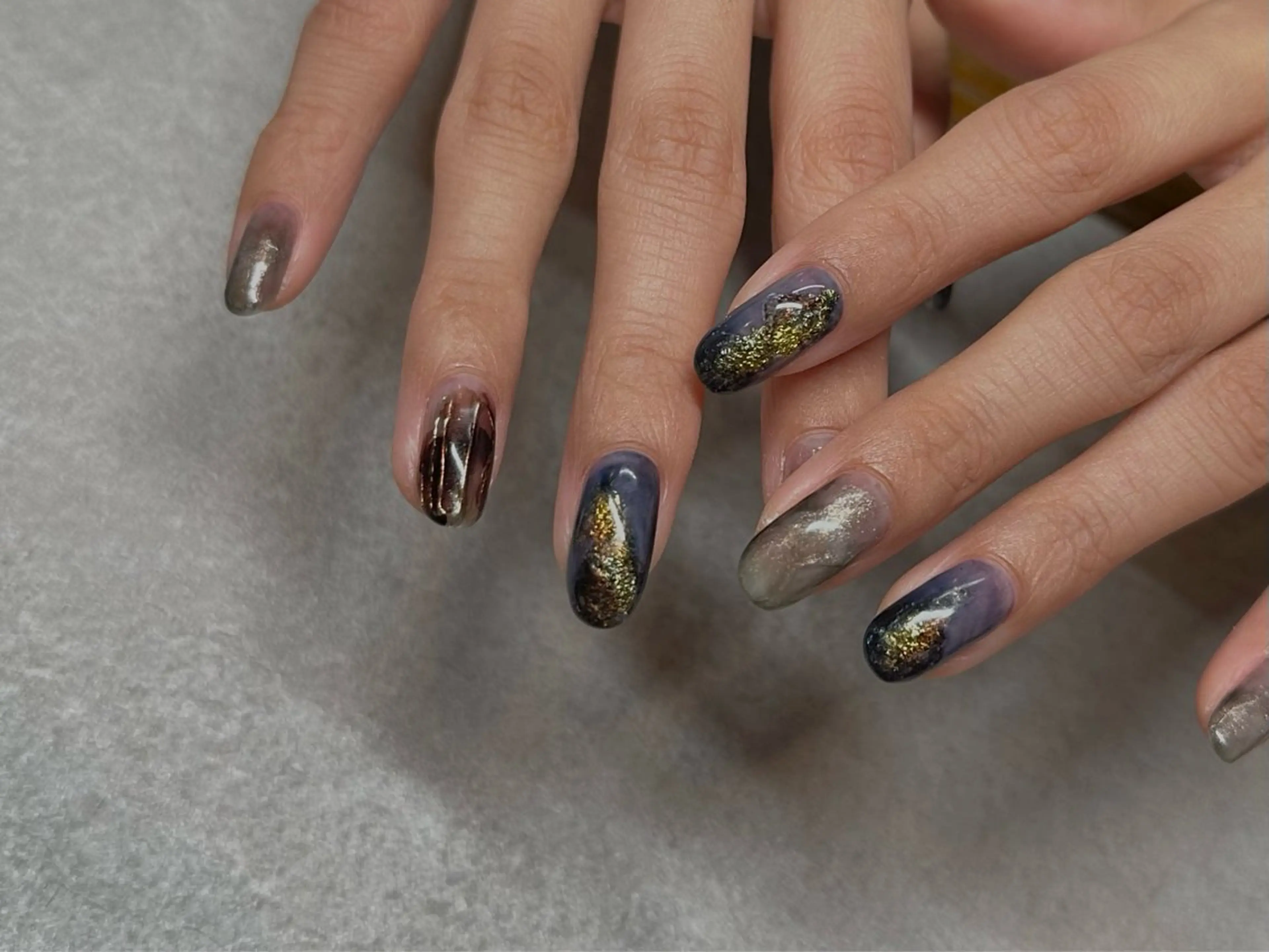 ネイル 持ち込み ハンドネイル 小河 仁美のネイルデザイン