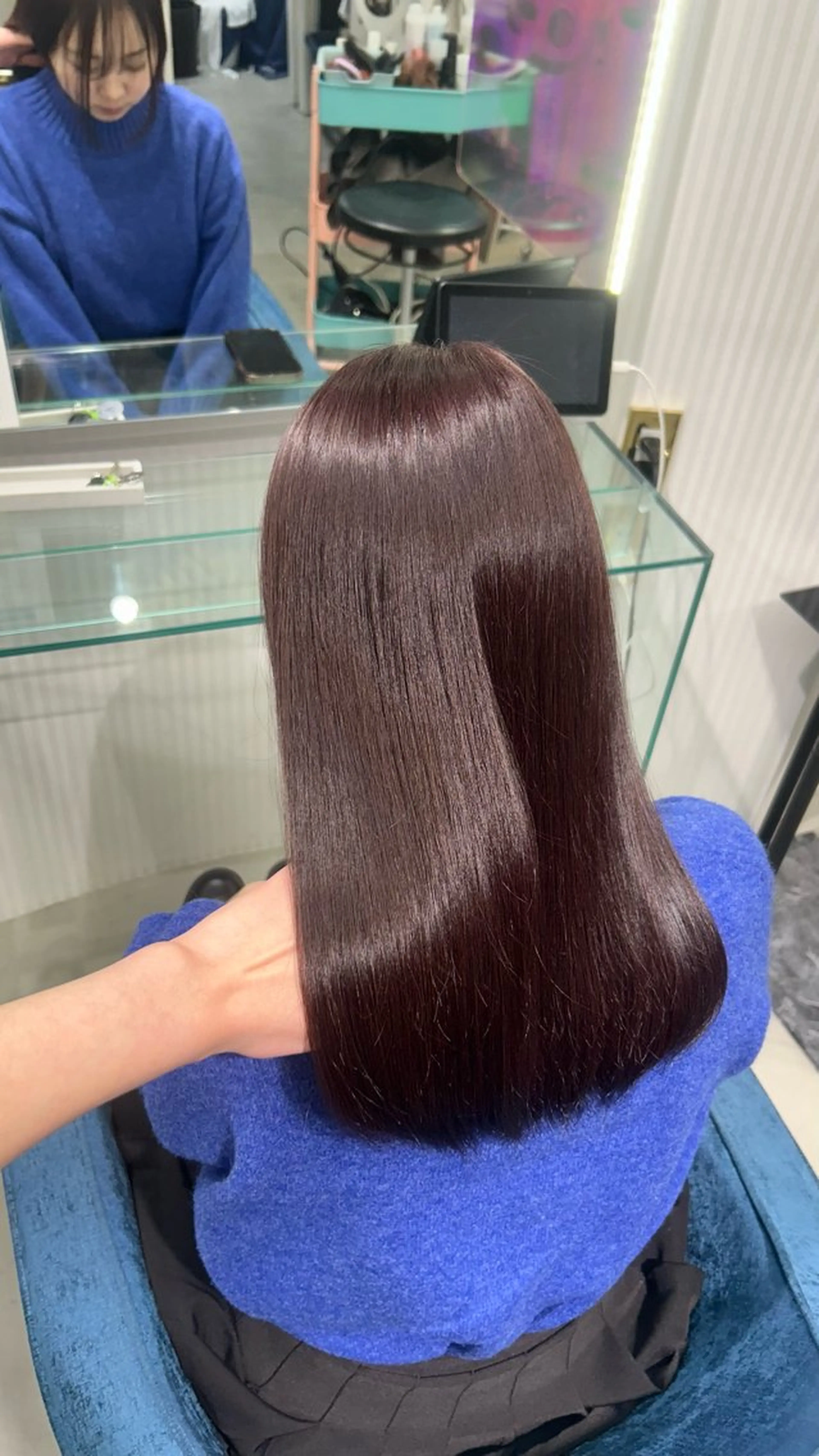 セミロング カラー 髪質改善 Maelle 元町【マエル】所属・rococo./ 清穏🌈💗🦋のマツエク・マツパデザイン