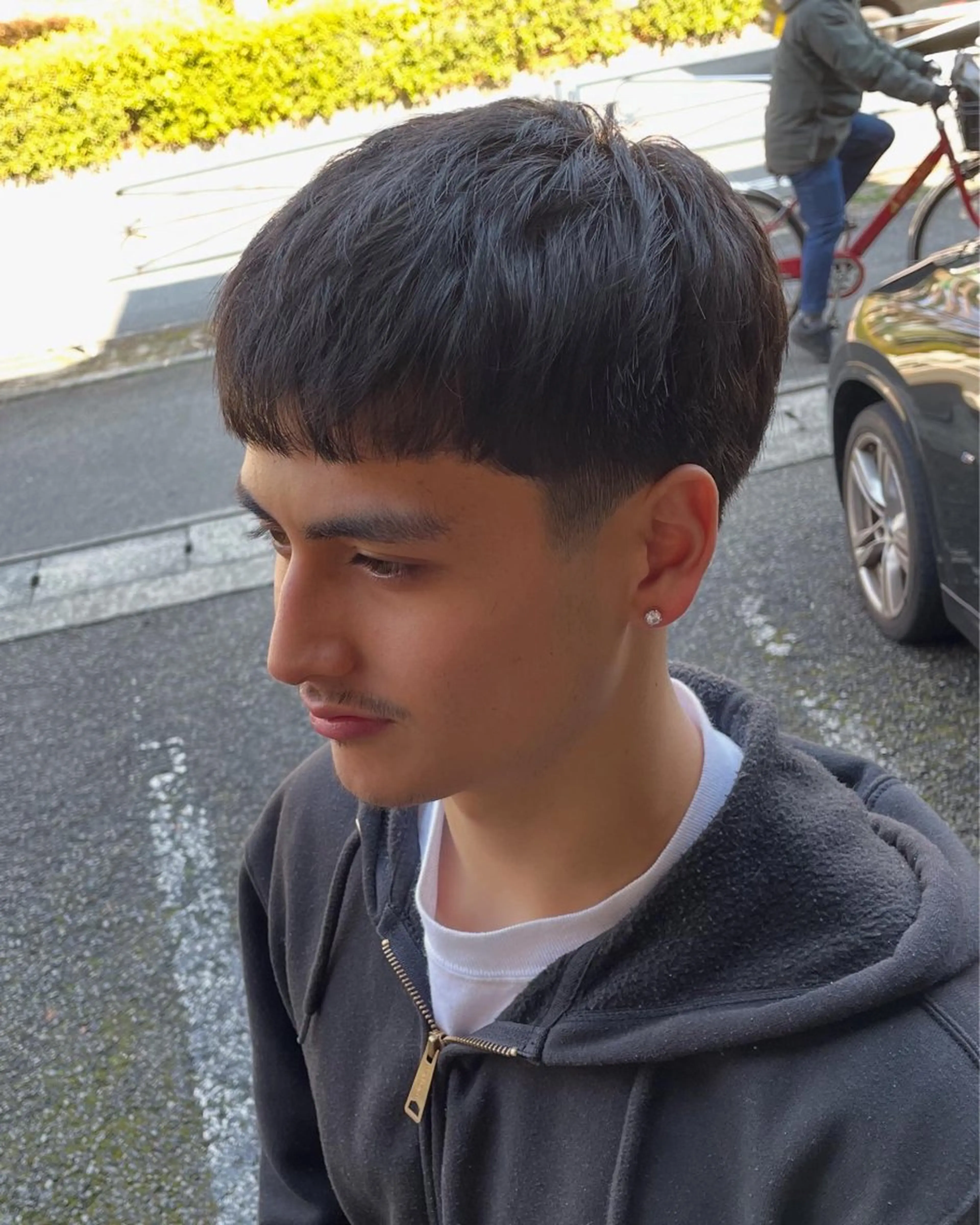 メンズ フェードカット カット marbles 森田雅治のヘアスタイル