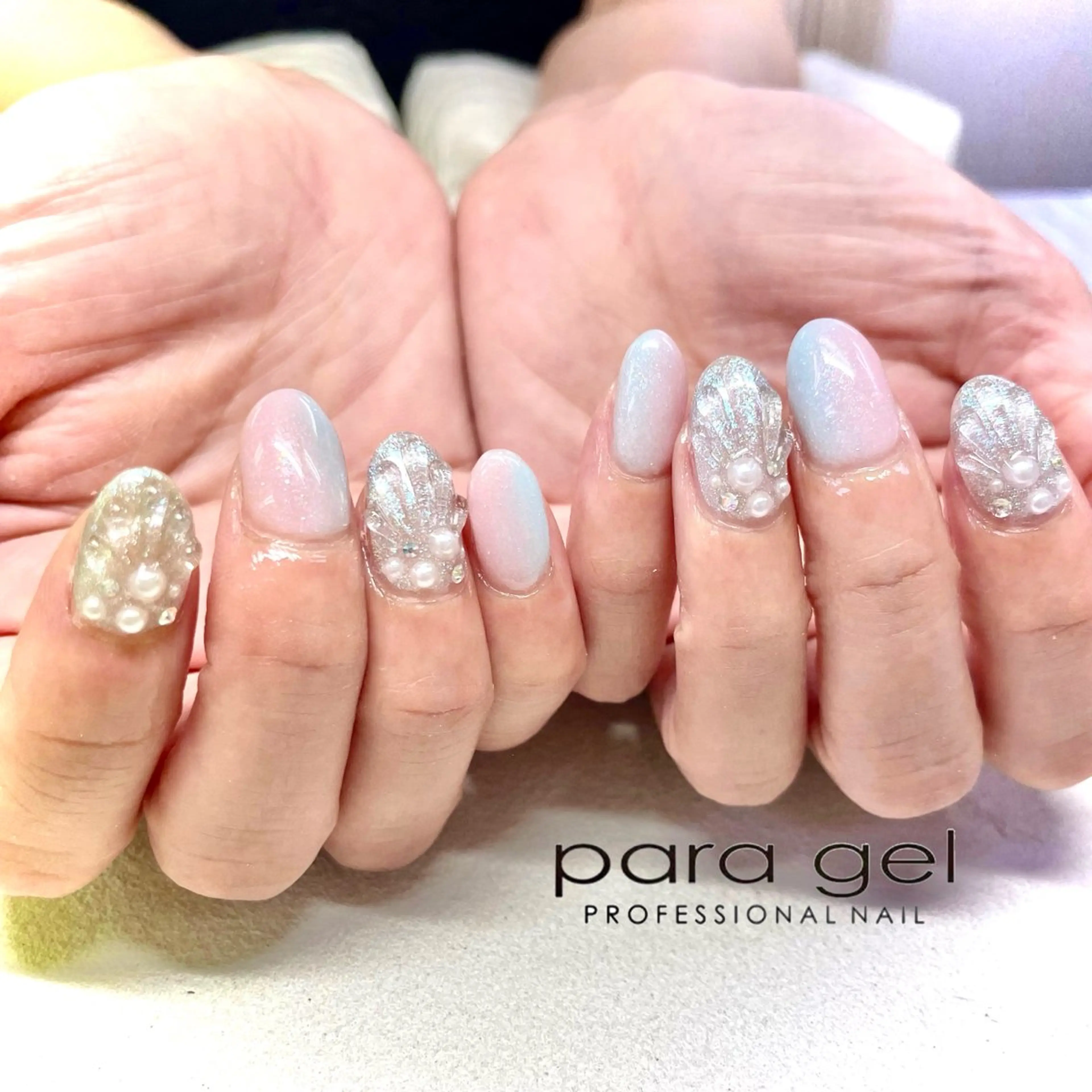 ネイル ぷっくりネイル ハンドネイル Bianca🎀 ONODERAのネイルデザイン