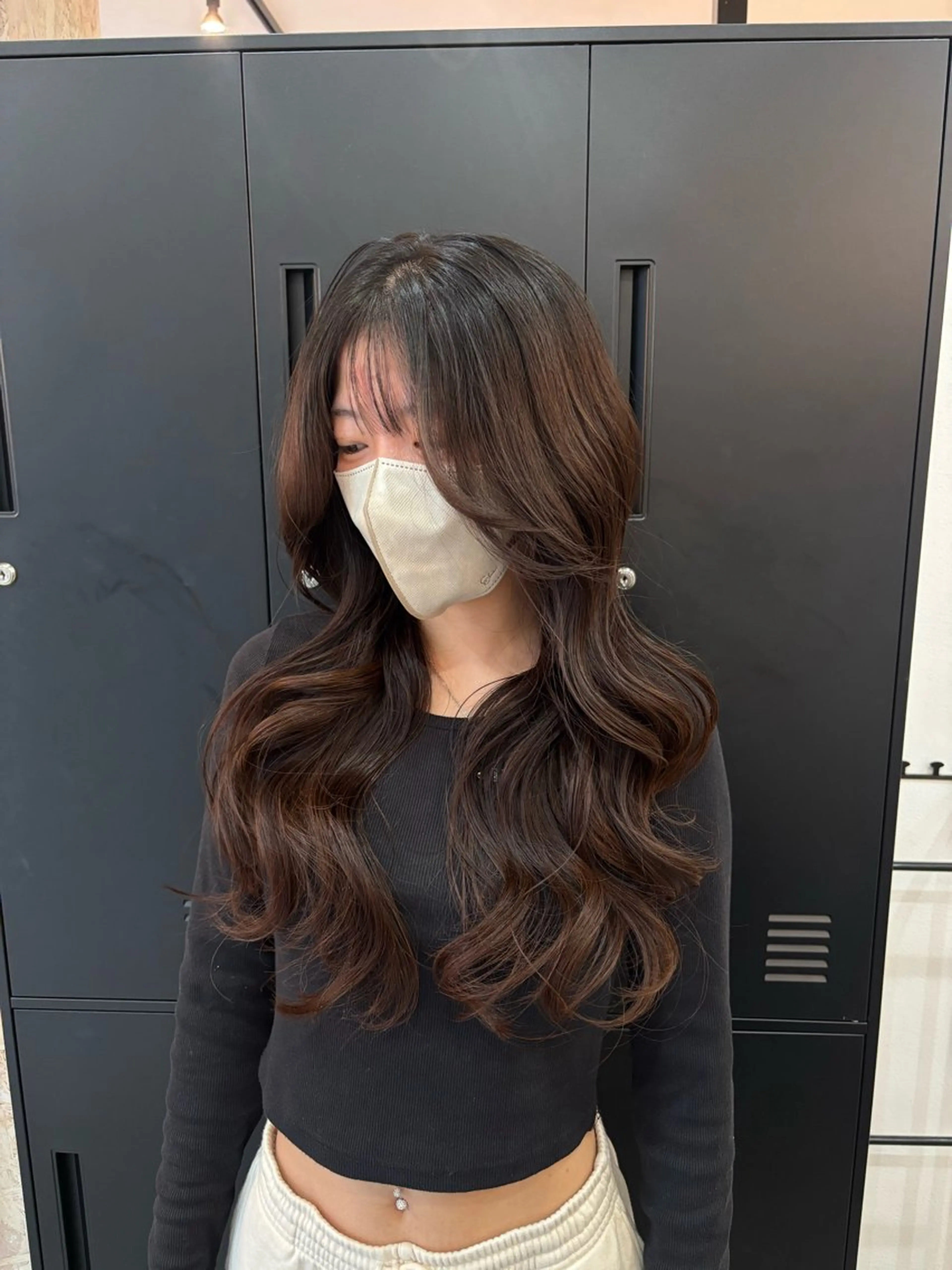 ロング カラー 韓国風ヘア カット ヘアカラー トリートメント MYRTLE Mifūのヘアスタイル