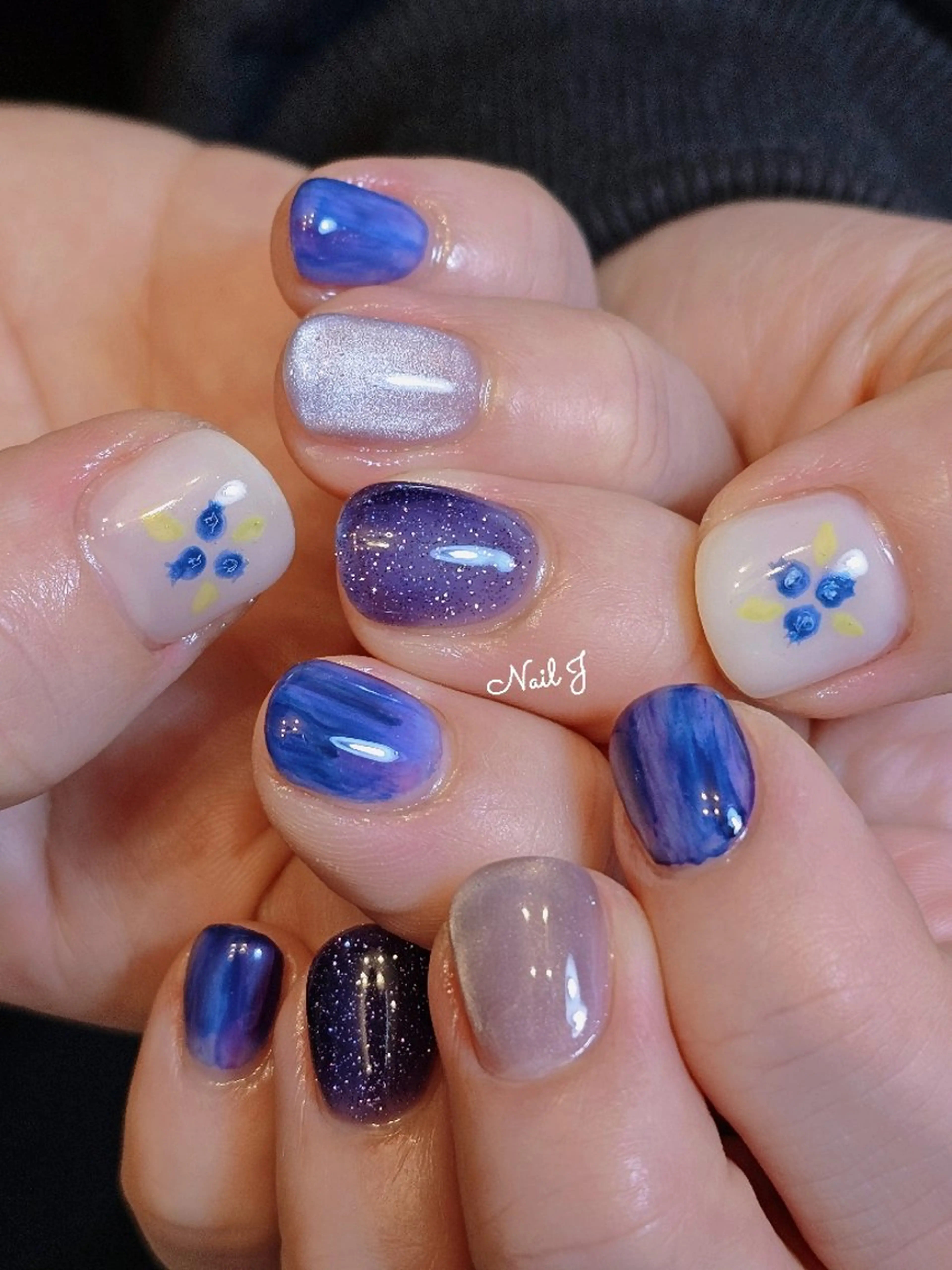 ネイル 韓国ネイル 春ネイル ハンドネイル Nail Jのネイルデザイン